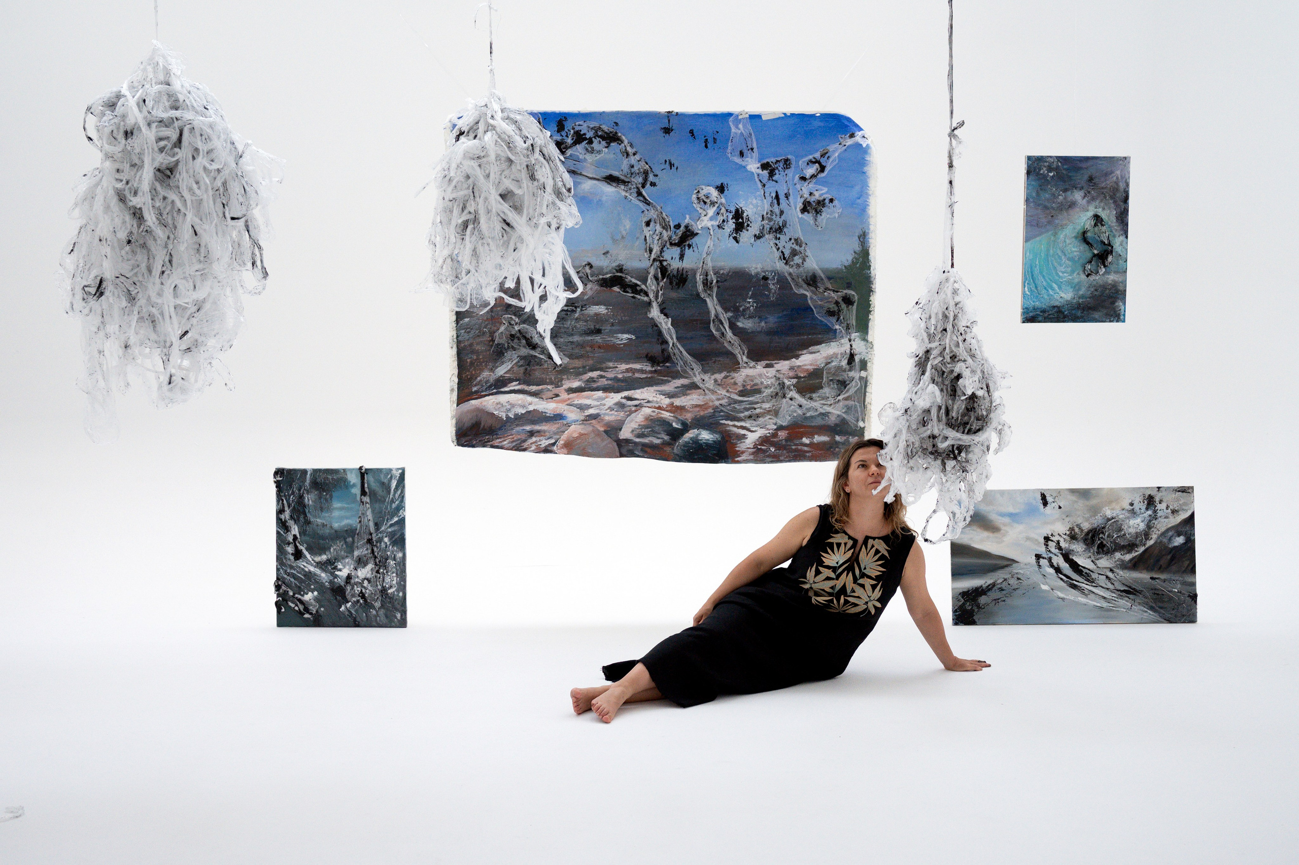 Фотосессия художника и его работ. Фотограф Юлия Кондратьева