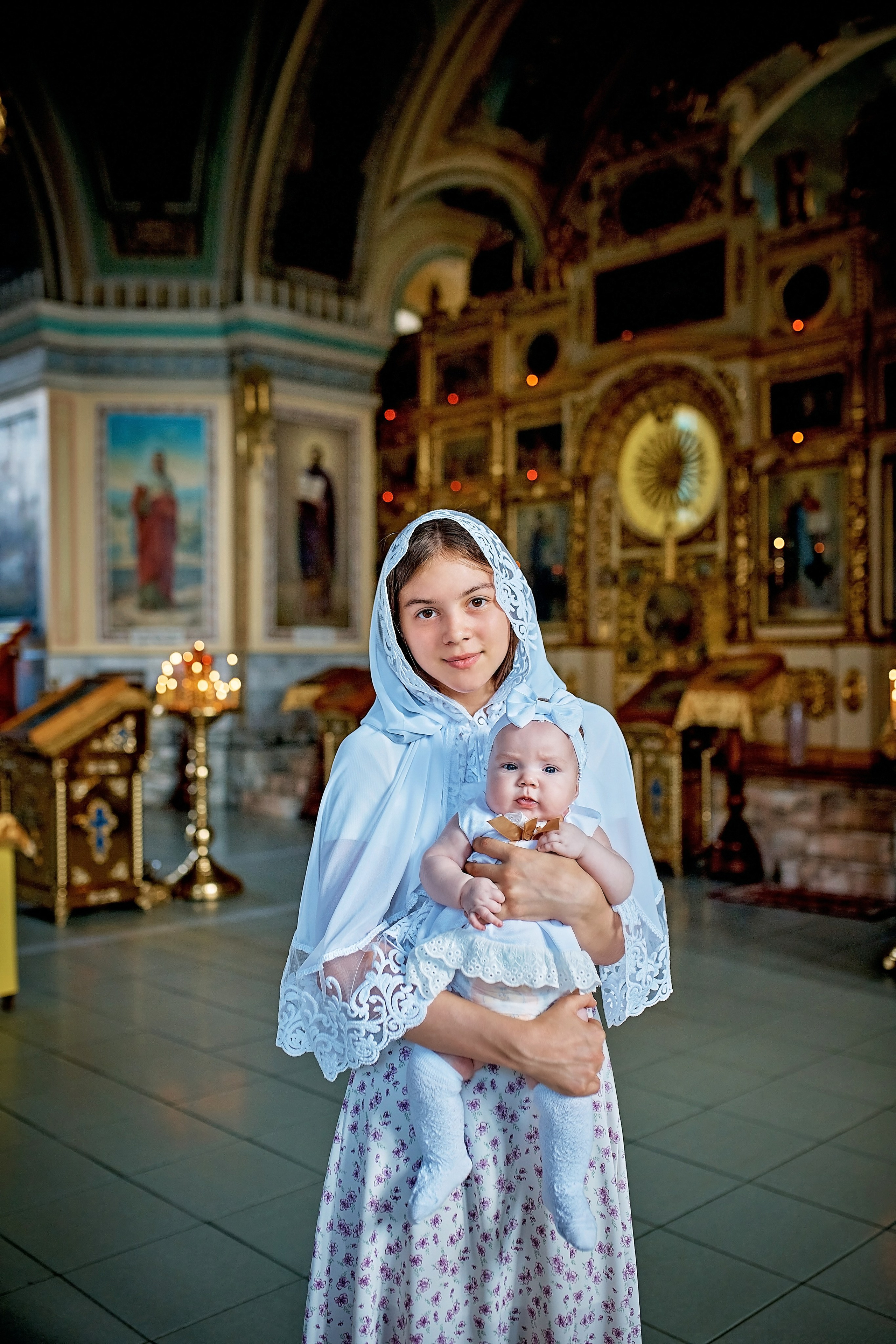 Крещение Екатерина. Фотограф на Крещение и Венчание в Барнауле