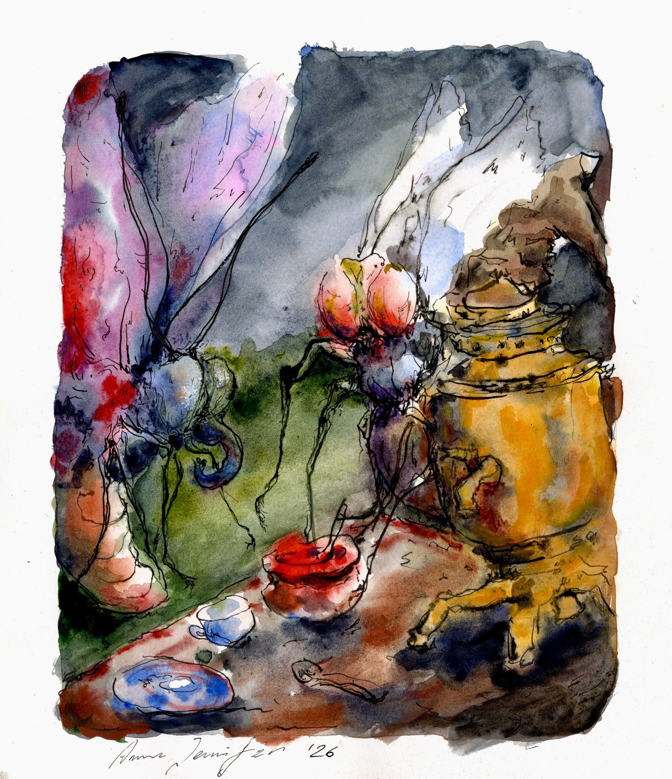 Watercolors. Anna Jennifer | Contemporary Artist