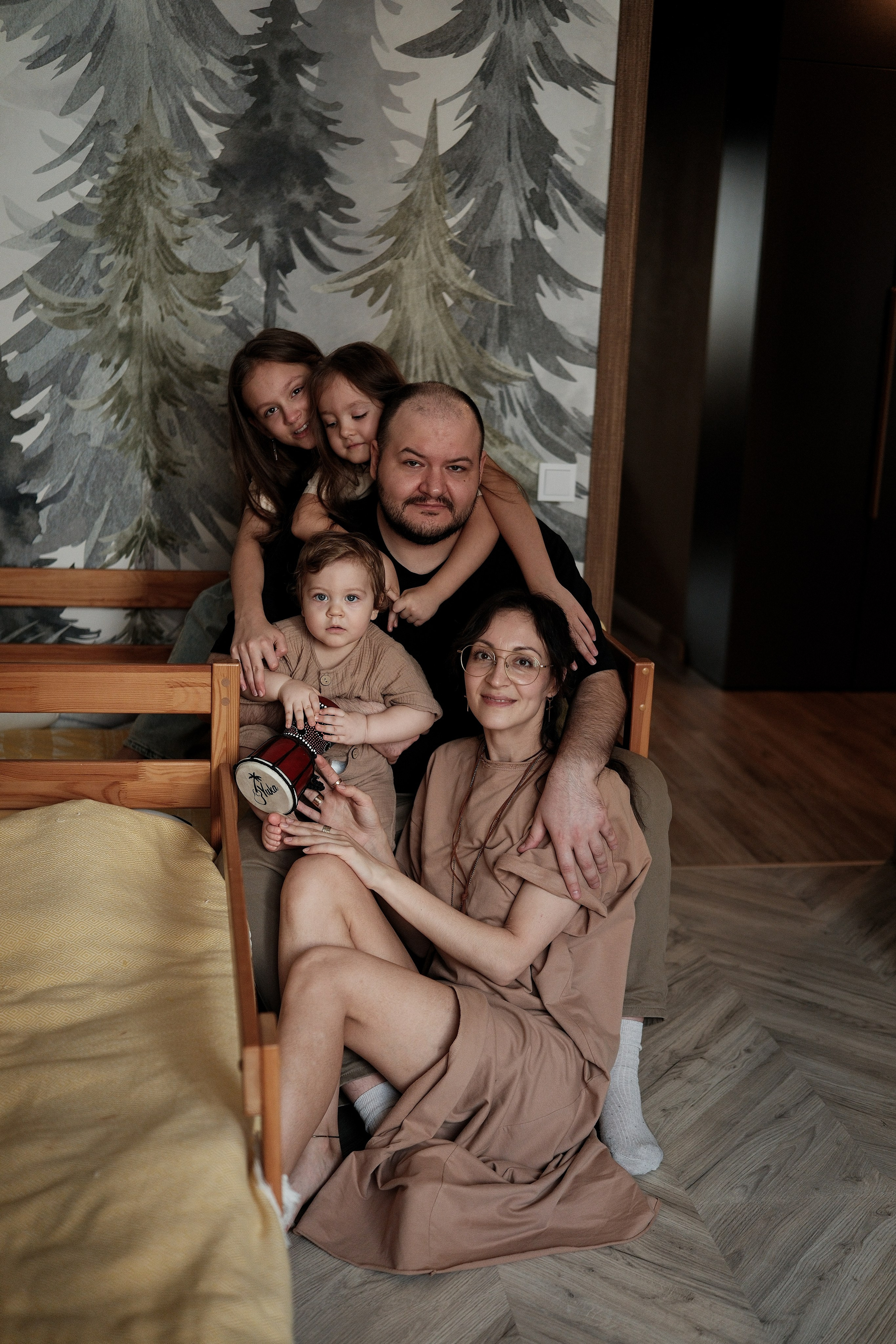 Годик Мирону. Семейный детский ньюборн фотограф в Москве Марта Петрова