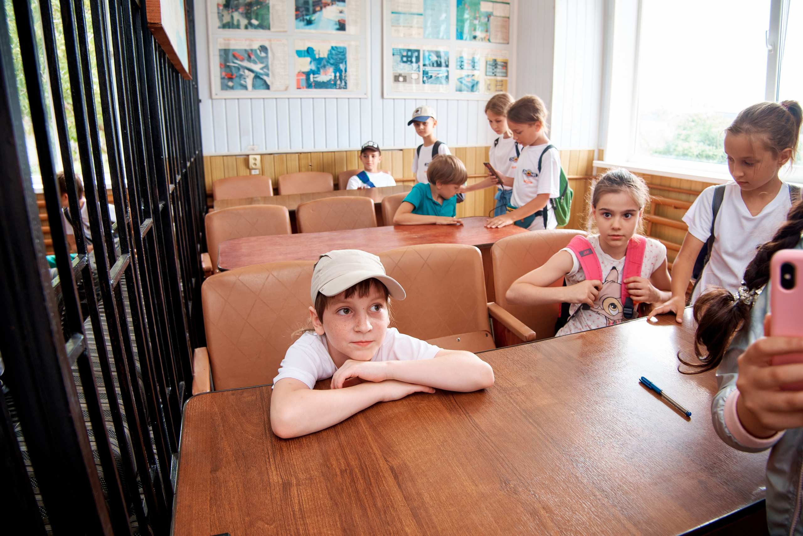 Детский лагерь ДЮНА. Поход в «Пожарно-спасательную часть № 22». Фотограф Таганрог Анна Трайжон