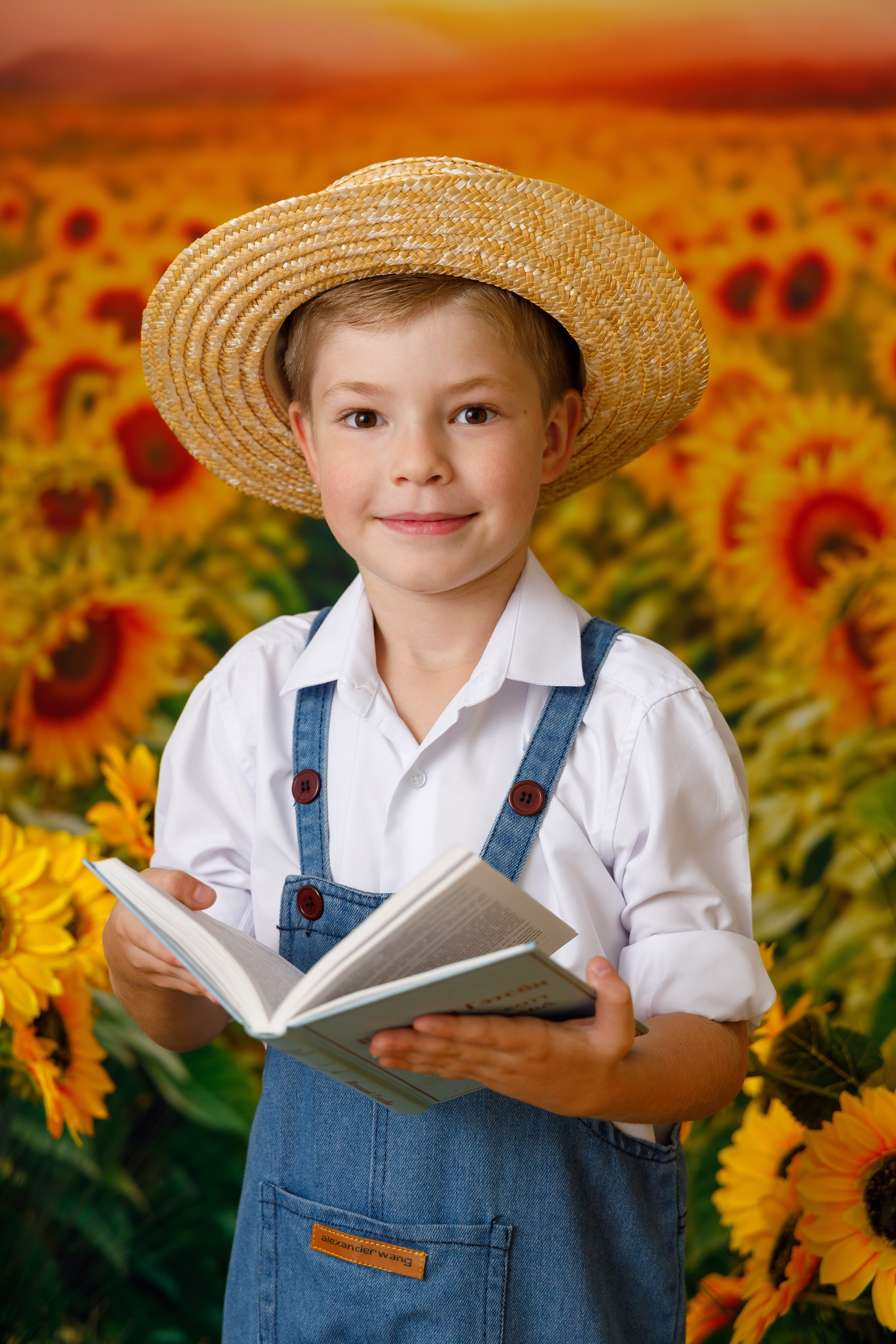 Подсолнухи. Детская фотостудия Москва