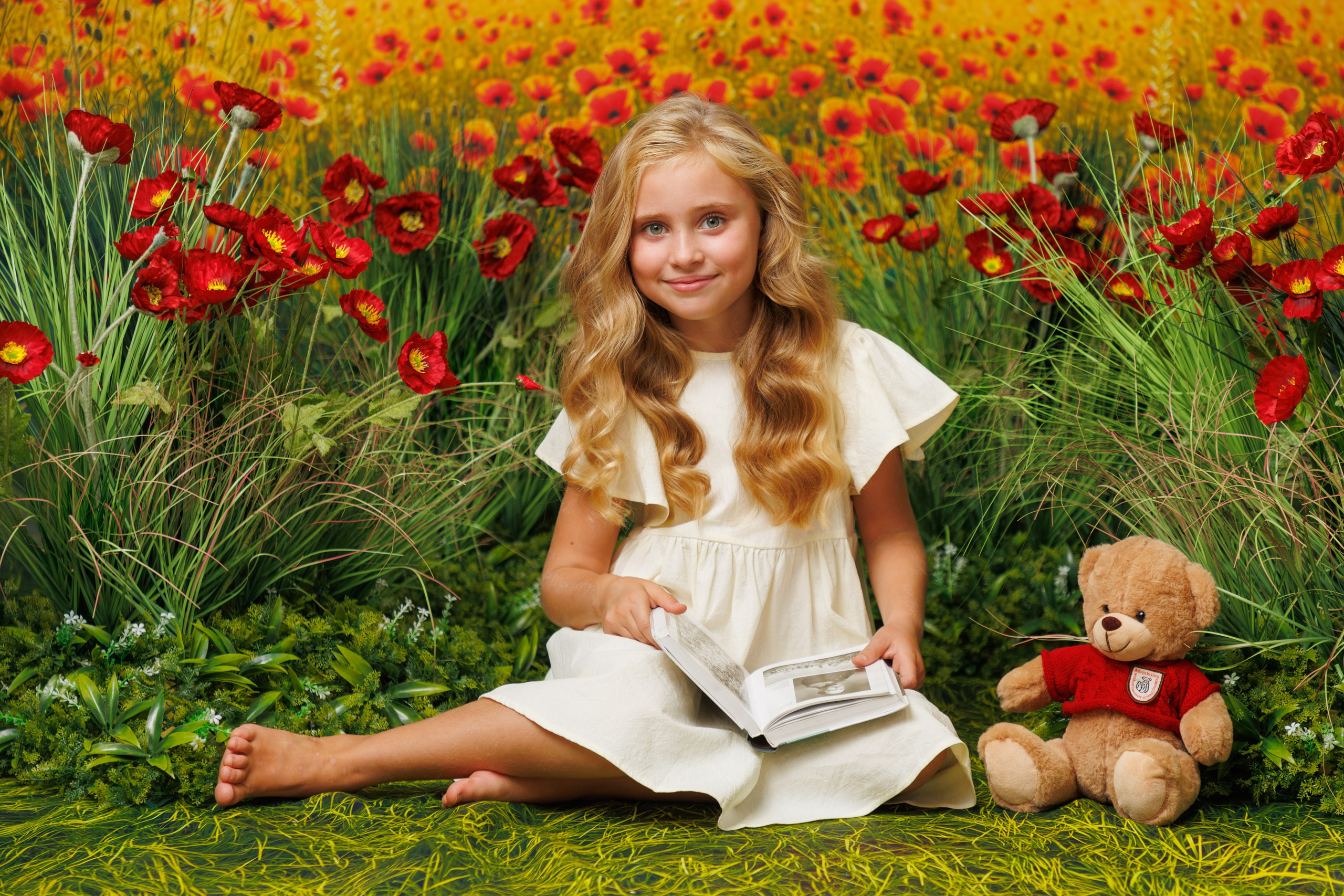 Маки. Детская фотостудия Москва