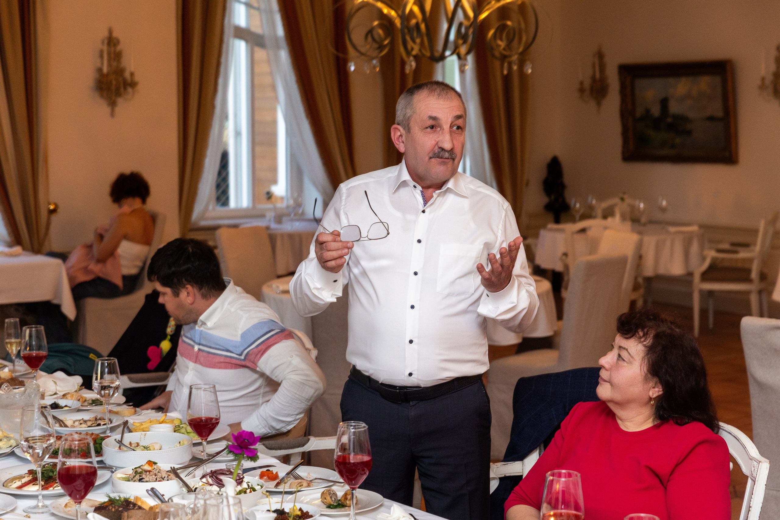 Юбилей Ольги. Отель Скандинавия. Фотограф в Санкт-Петербурге Закута Ольга