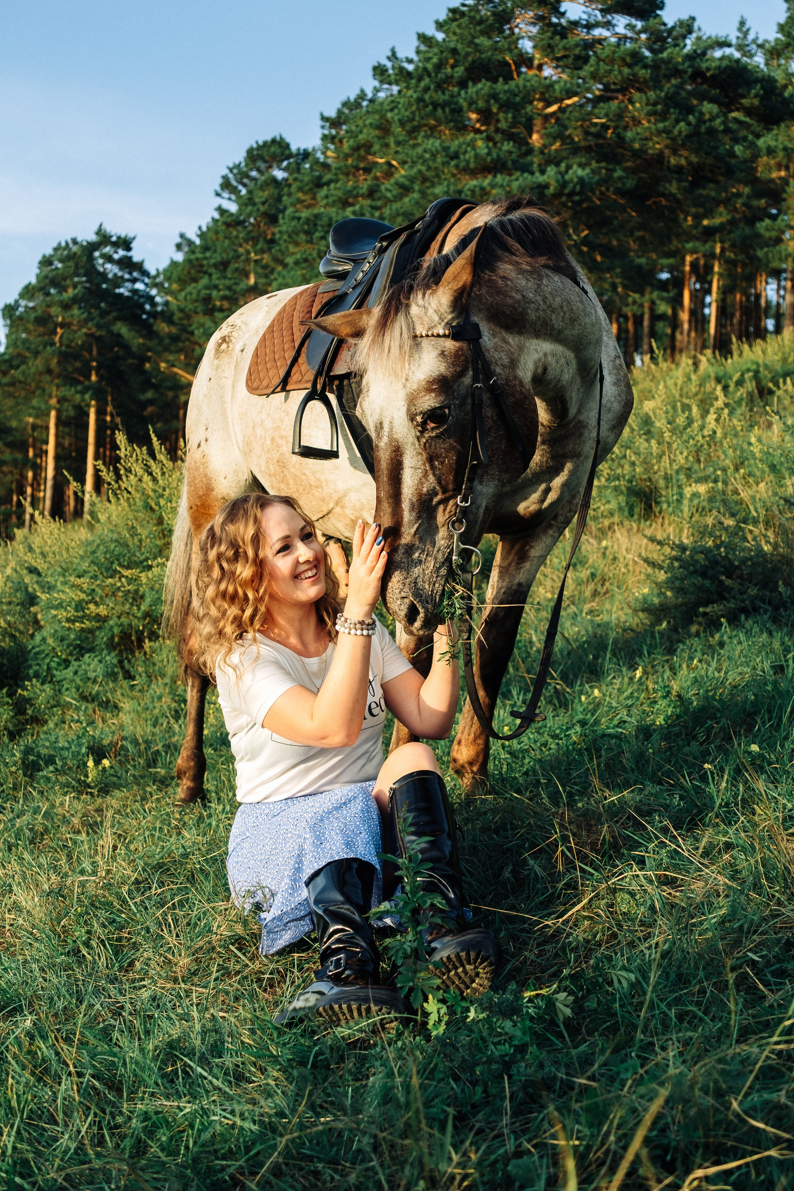 Фотопрогулка с лошадью. Фотограф в Иркутске Анна Мирошникова