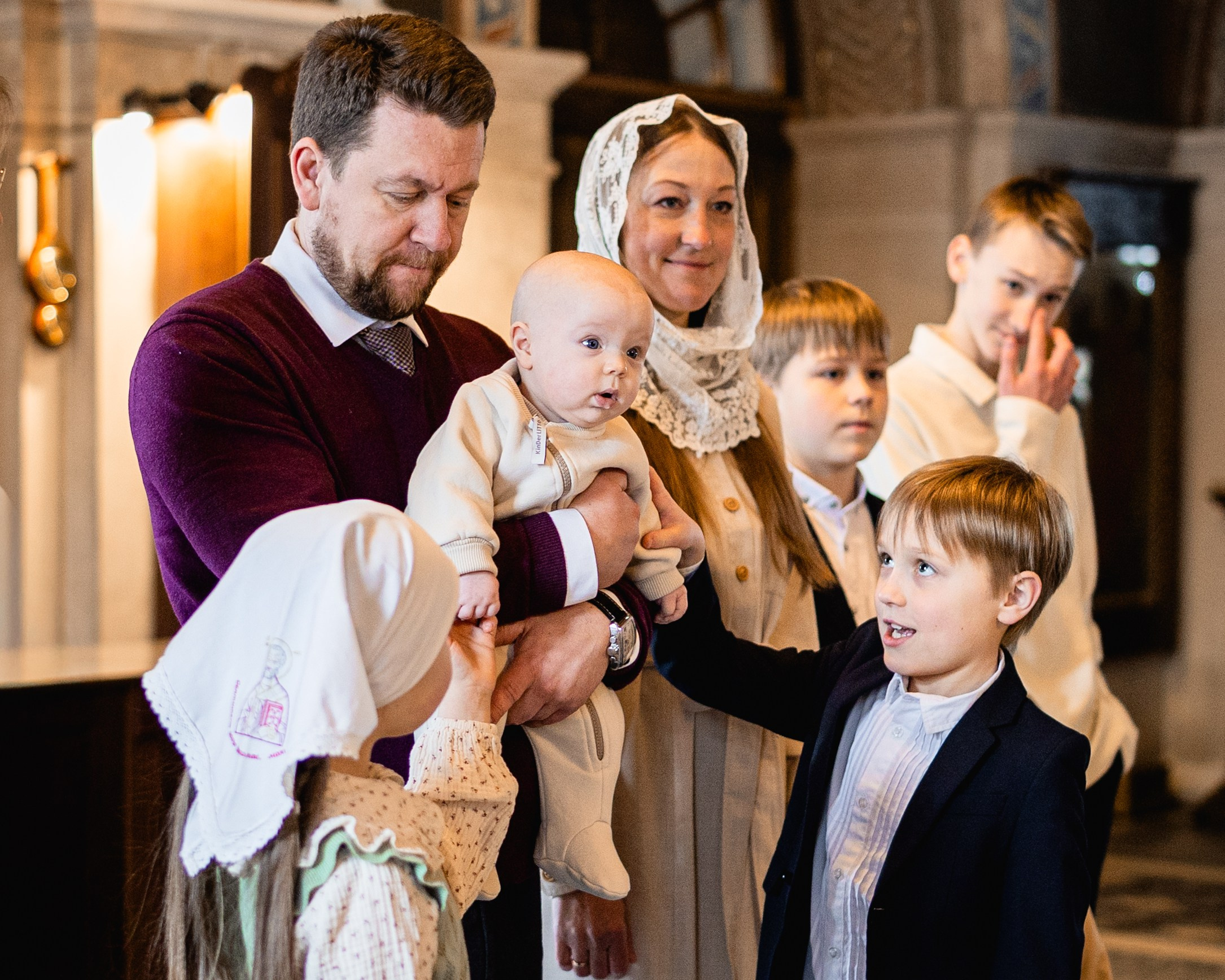 Крещение Святослава. Уникальный фотограф на крещение и венчание. Москва