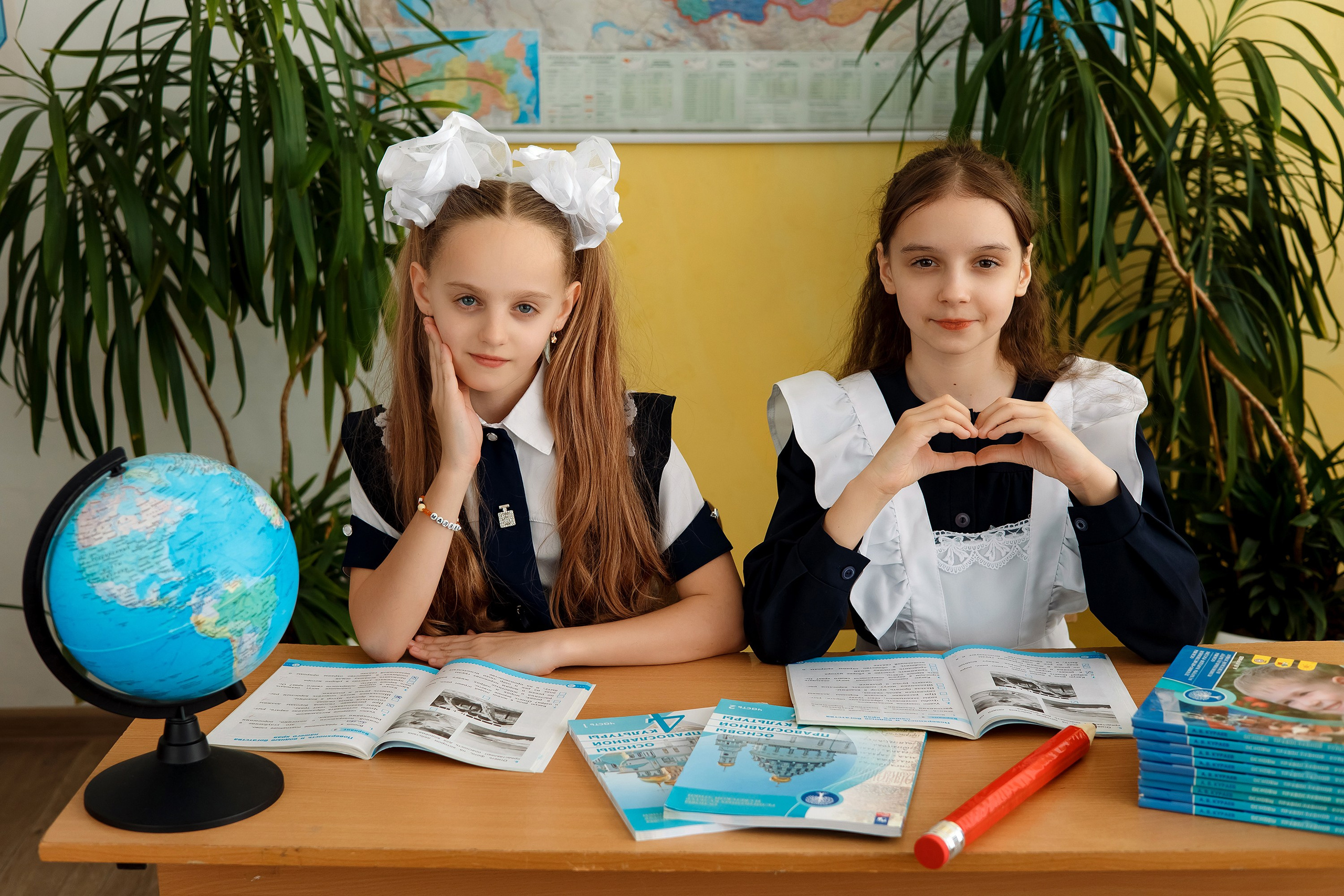 4 класс с. Барабаш. Фотограф Любовь Корниенко, Примоский край