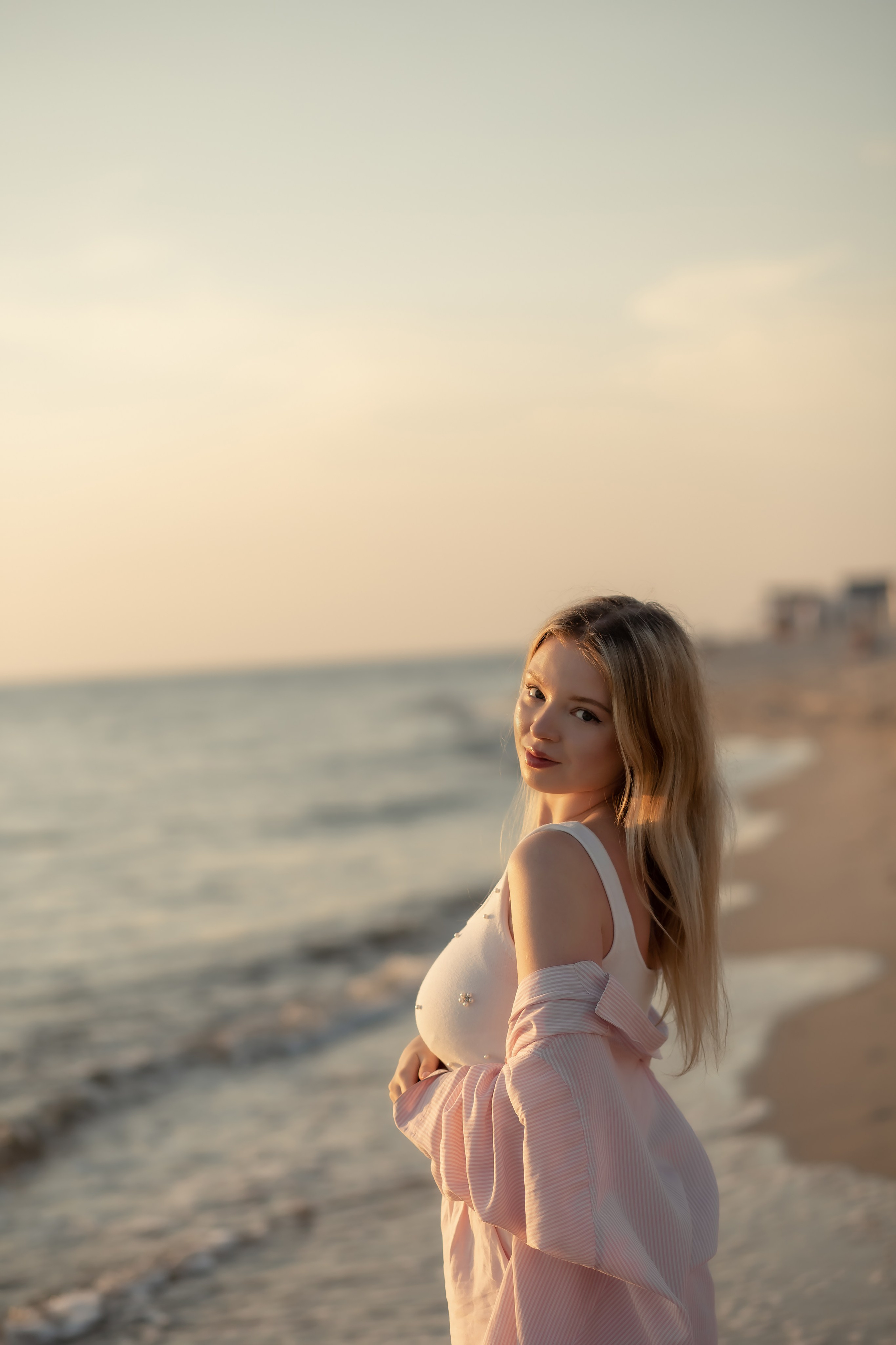 Екатерина и Антон. На закате. Фотограф в Калининграде Решетникова Алина