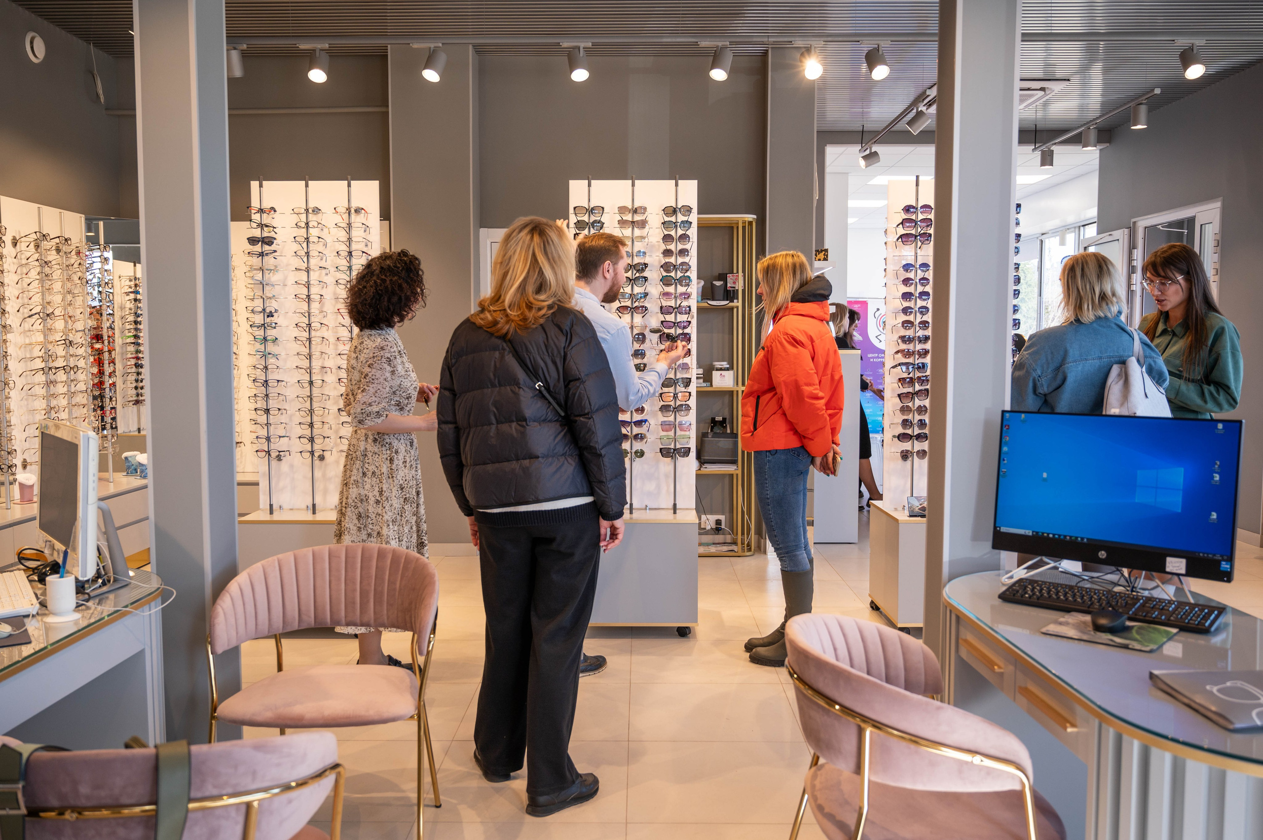 Съёмка открытия оптики