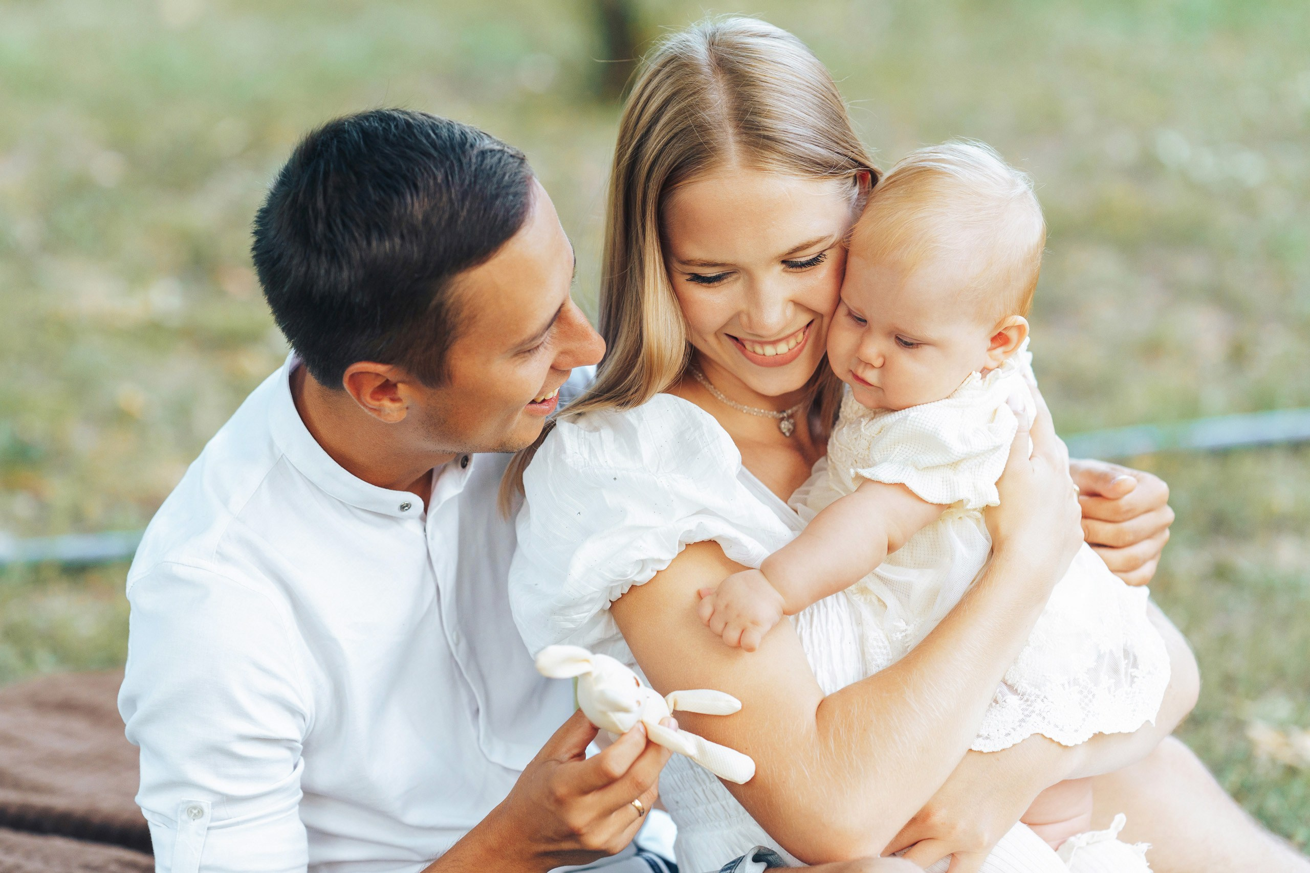 Семейная фотосессия в городском парке