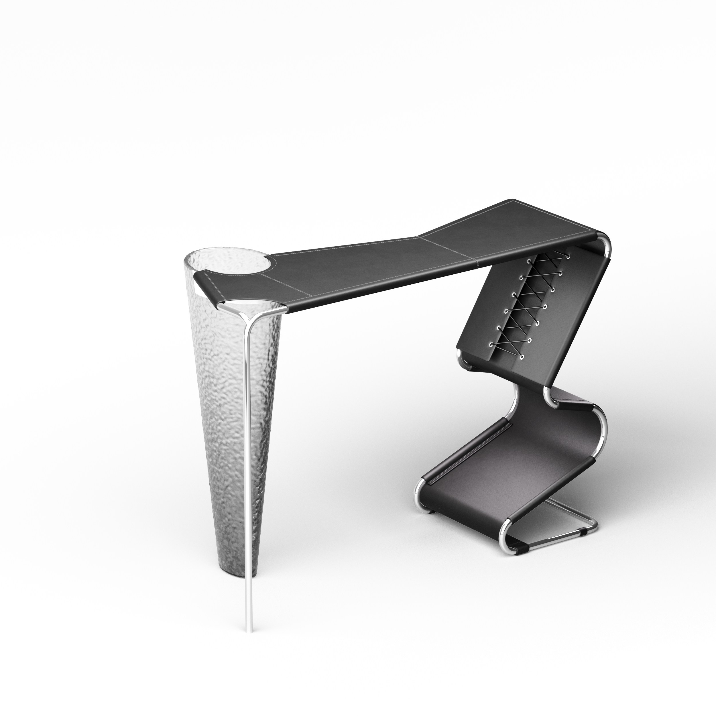 Консоль Eileen black 02. Nlodesign.com