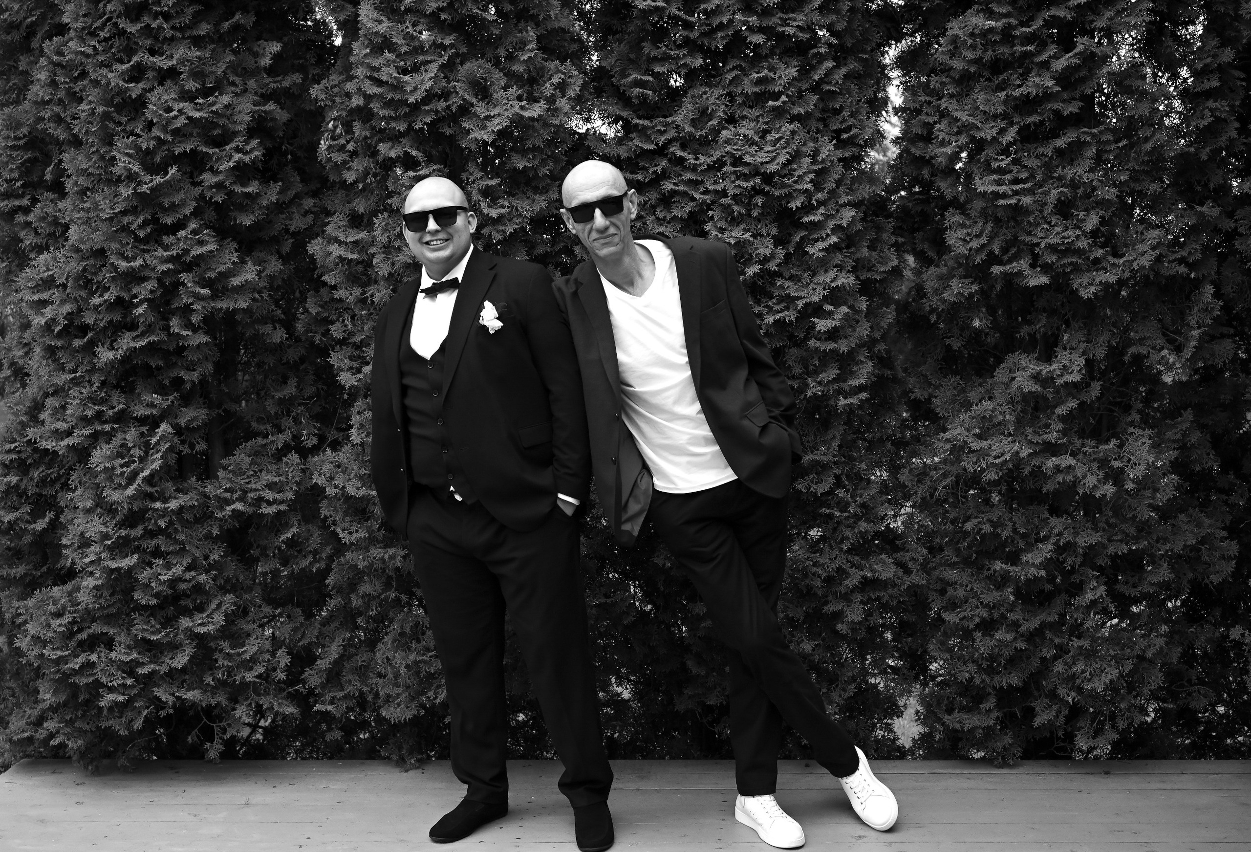 Black and white film. <3