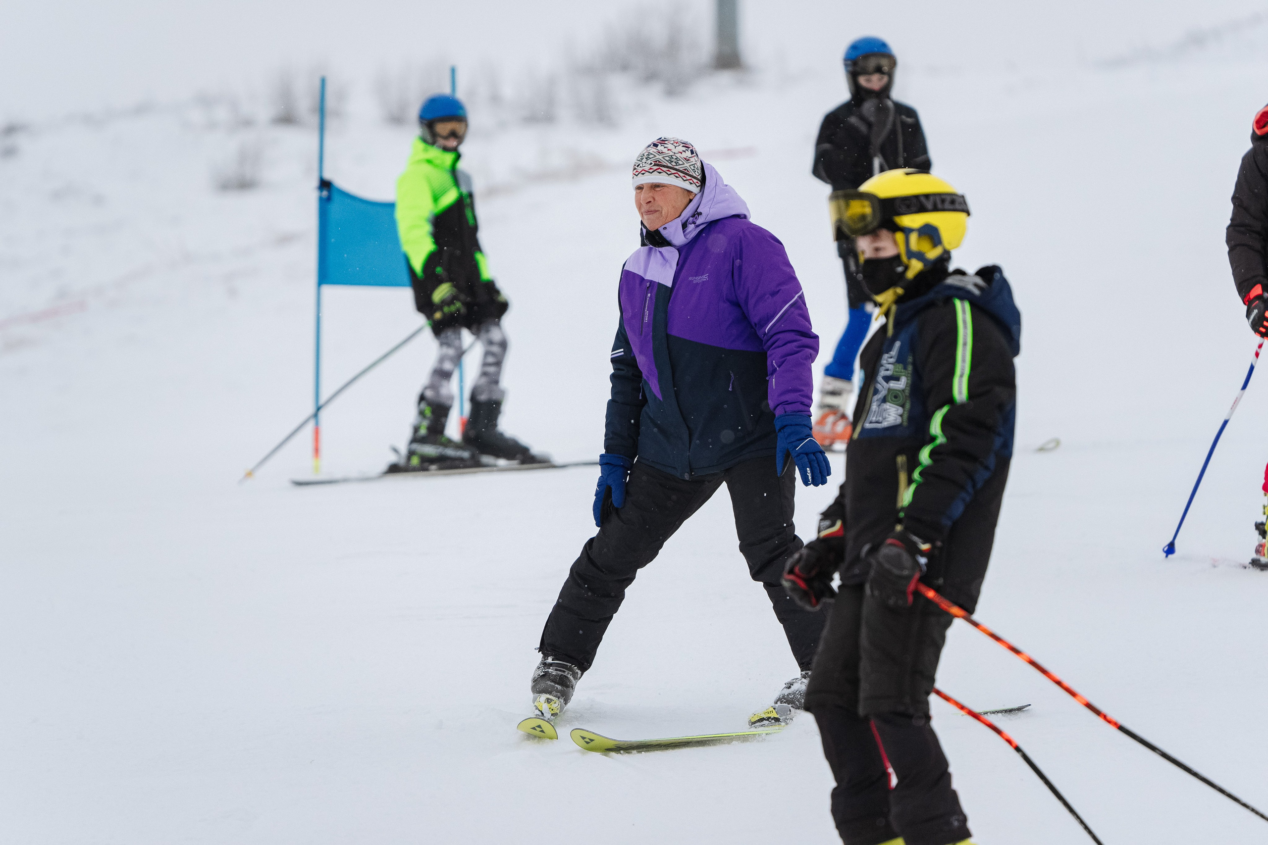 Горные лыжи. Первенство Центрального Федерального Округа. GS U14 Шуколово. Фотограф Студитский Евгений