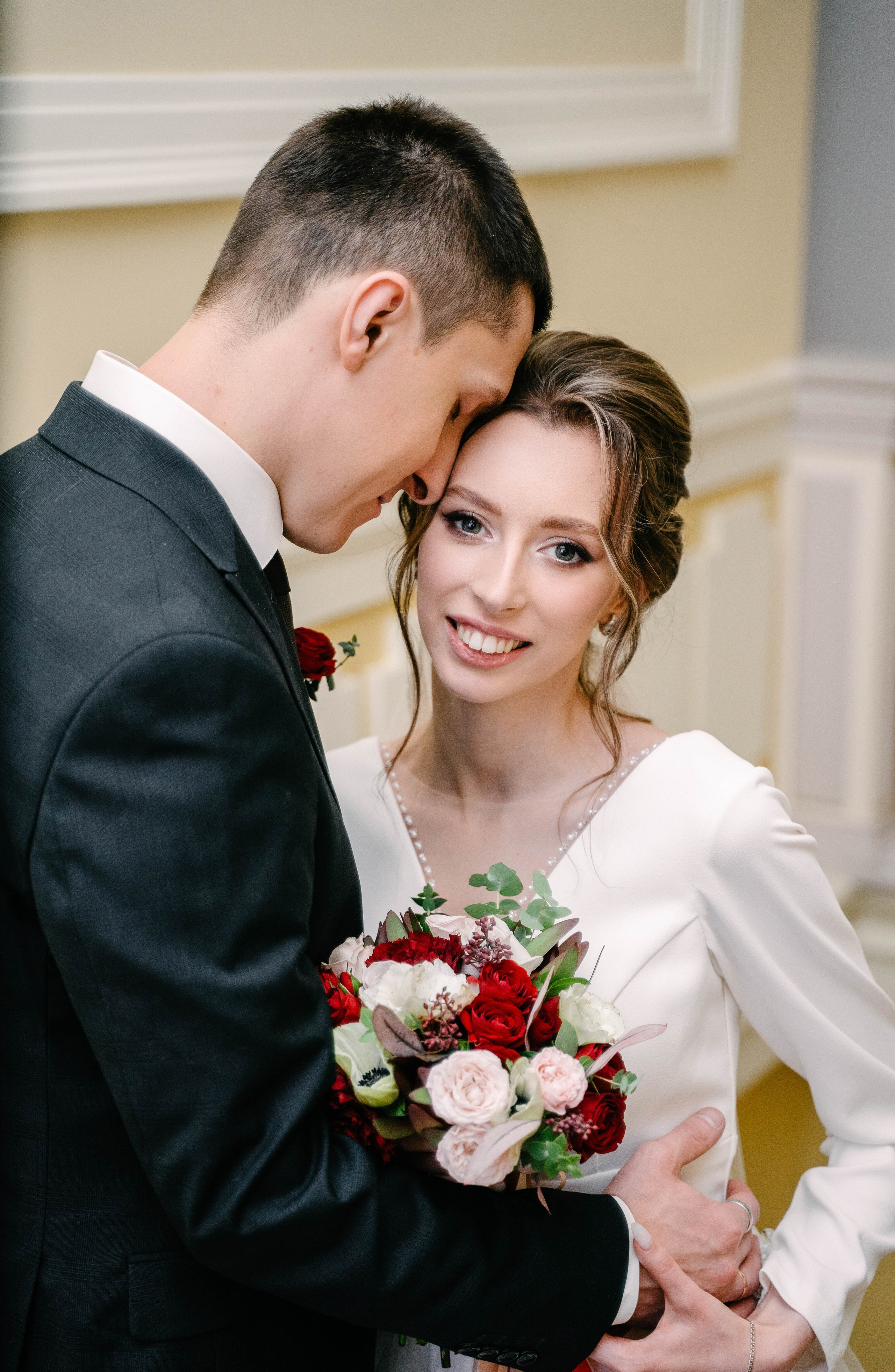 Зимняя свадебная фотосессия молодоженов. Свадебный и семейный фотограф из Воронежа|Москвы Бубнова Екатерина