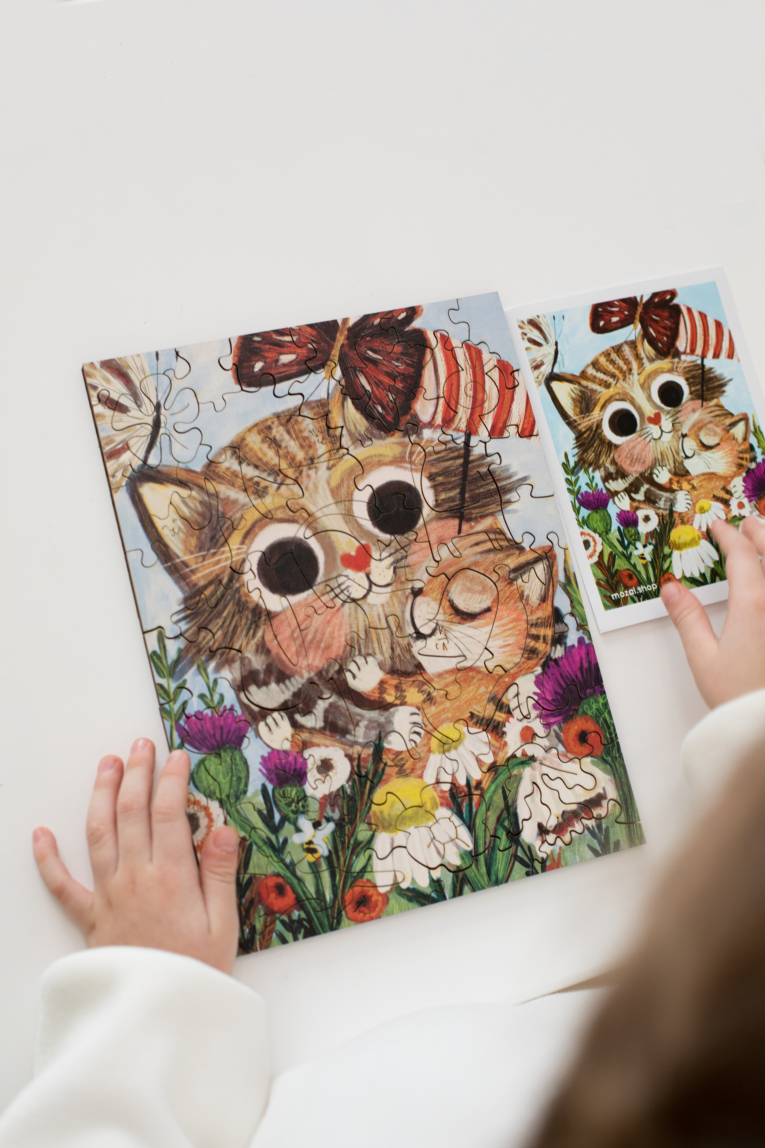 Фотоконтент деревянных пазлов. Детский и контент фотограф Надя Волкова Санкт-Петербург