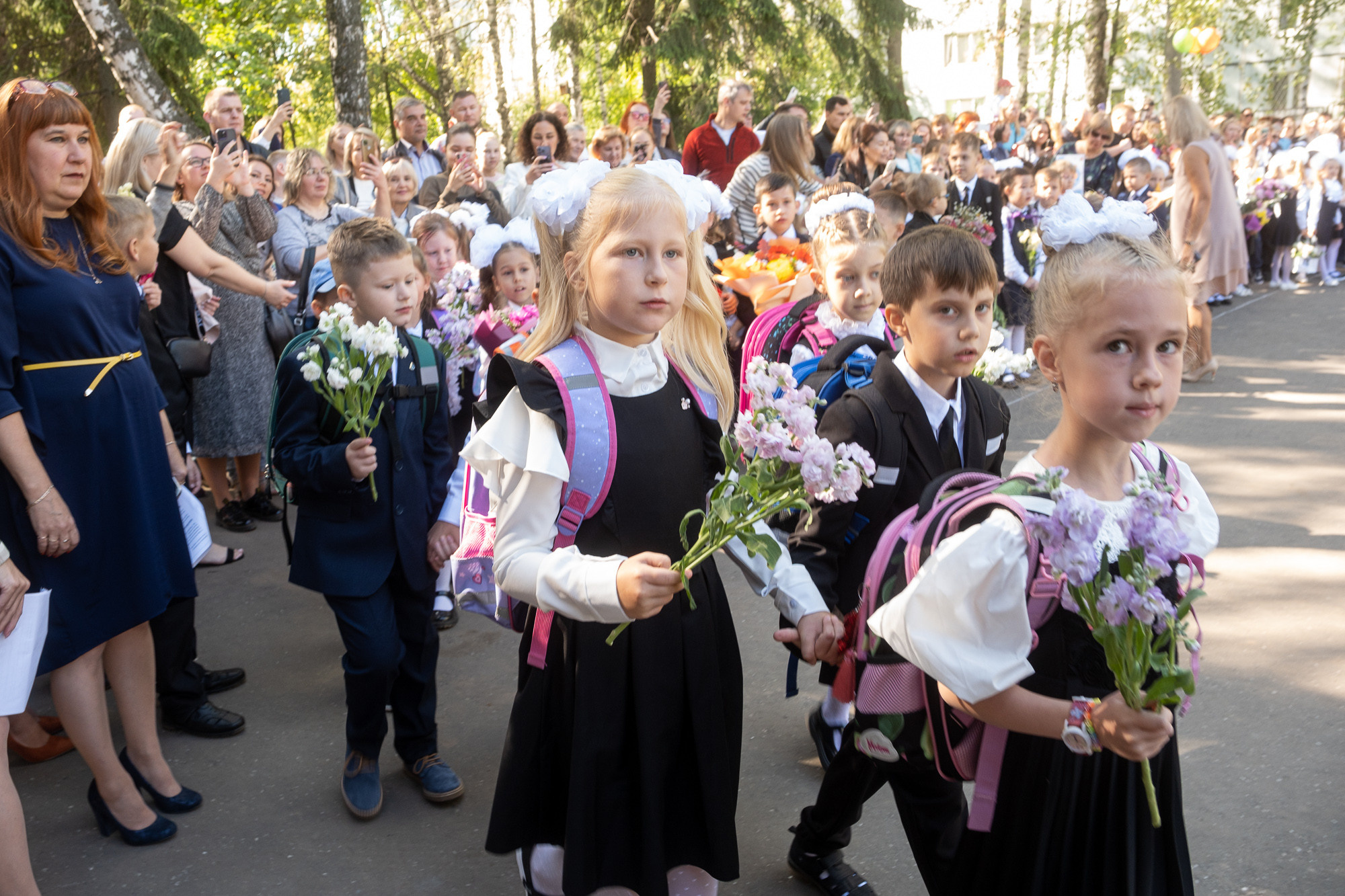1 сентября в гимназии № 9. Репортажный фотограф в Казани Павел Серпокрылов