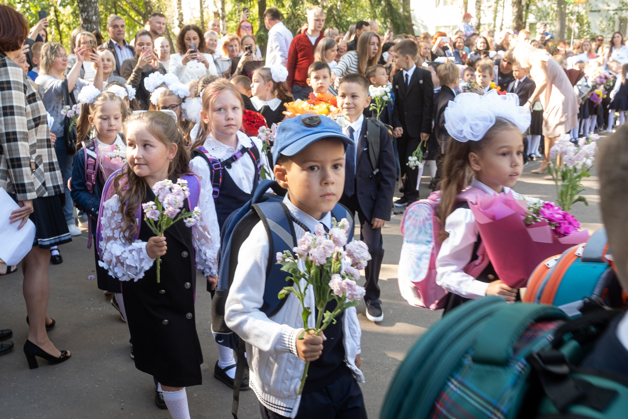 1 сентября в гимназии № 9. Репортажный фотограф в Казани Павел Серпокрылов