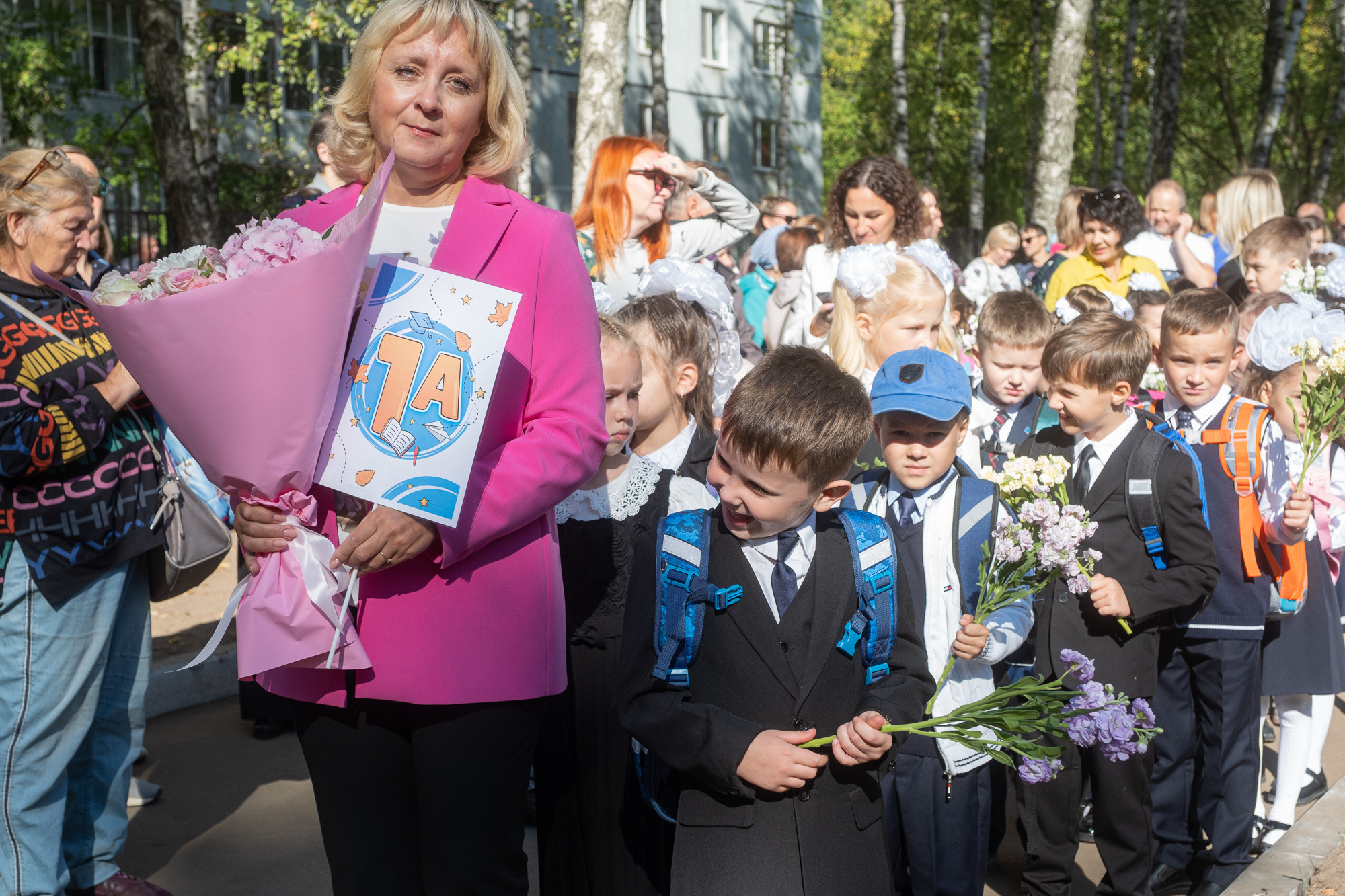 1 сентября в гимназии № 9. Репортажный фотограф в Казани Павел Серпокрылов