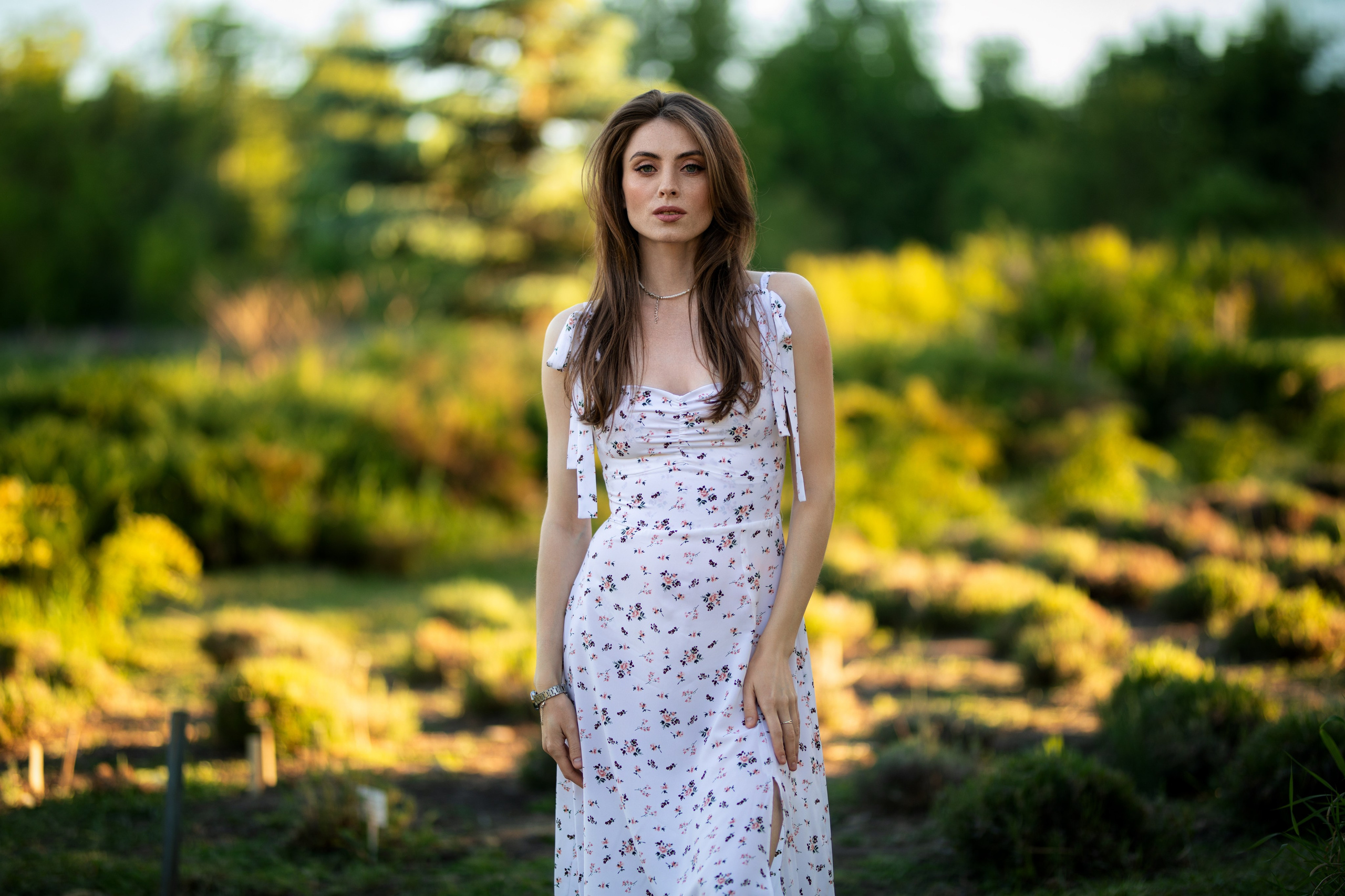 Фотосессия с Надеждой с люпинами в формате «для себя». Дмитрий Шульгин, портретный фотограф в Воронеже