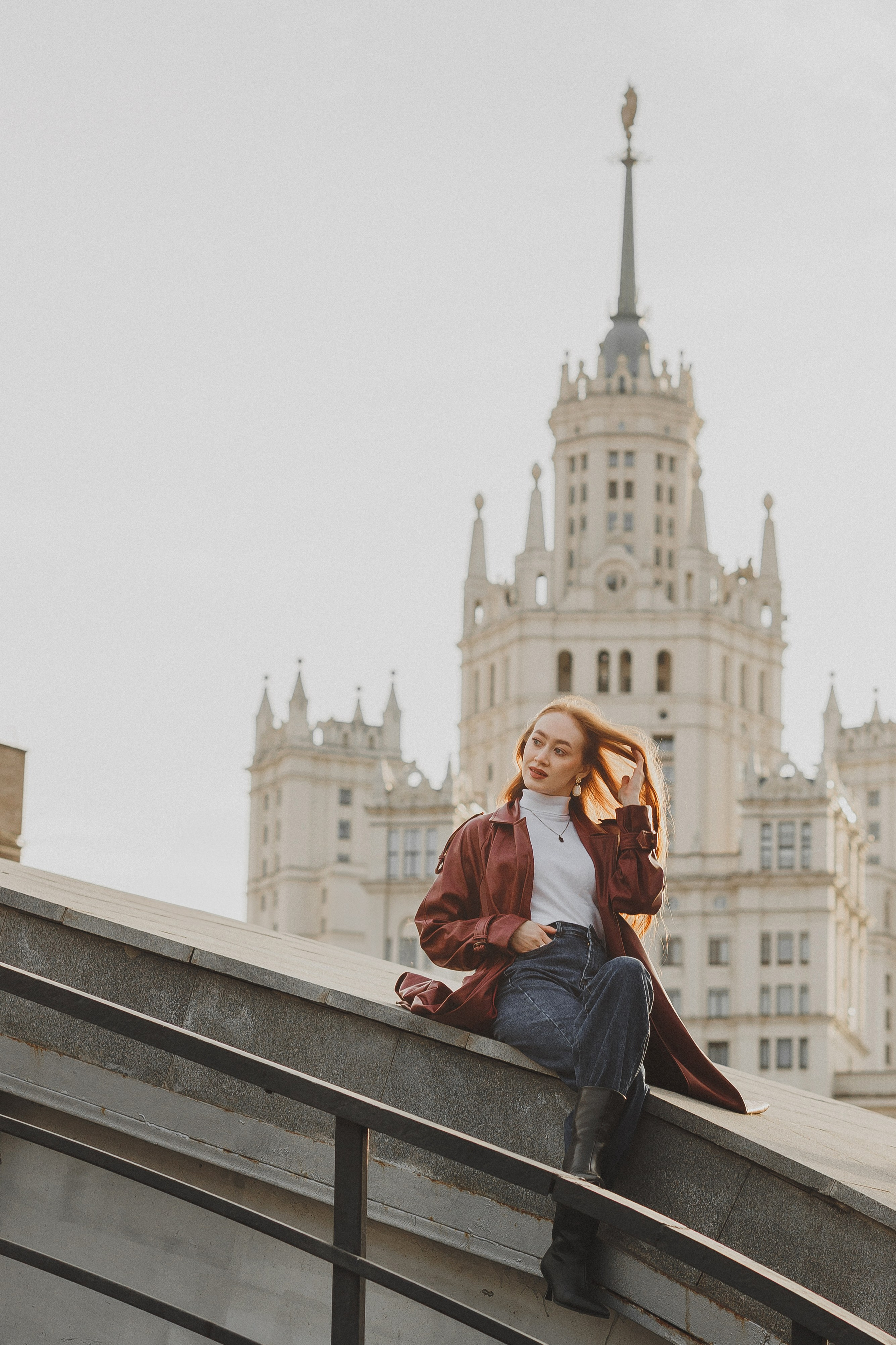 Фотосессия у Котельнической высотки. Фотограф в Москве и Люберцах Анна Ушакова