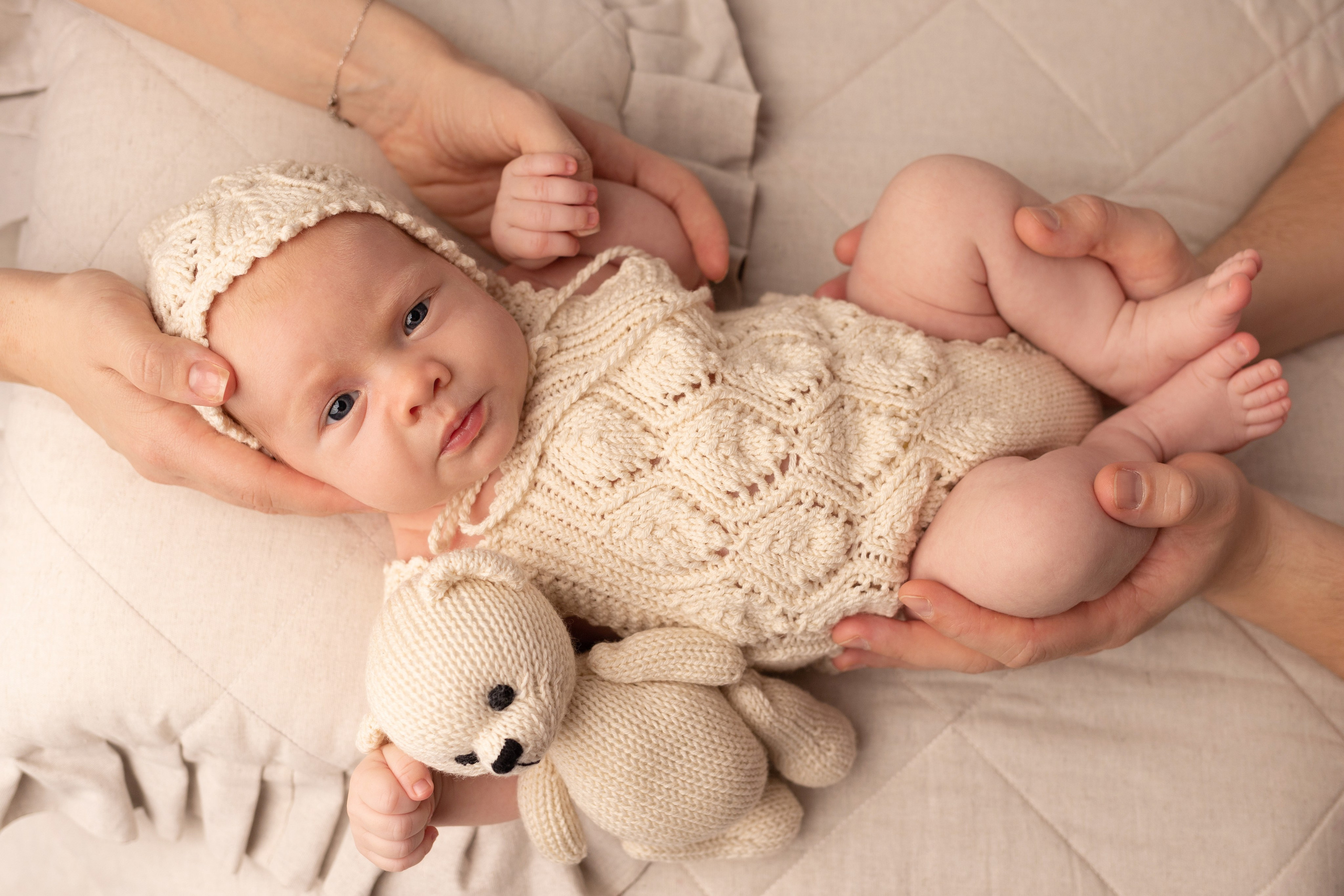 Фотосессия новорожденного в натуральном стиле. Фотограф новорожденных, детский фотограф в г. Оренбурге Екатерина Козлова