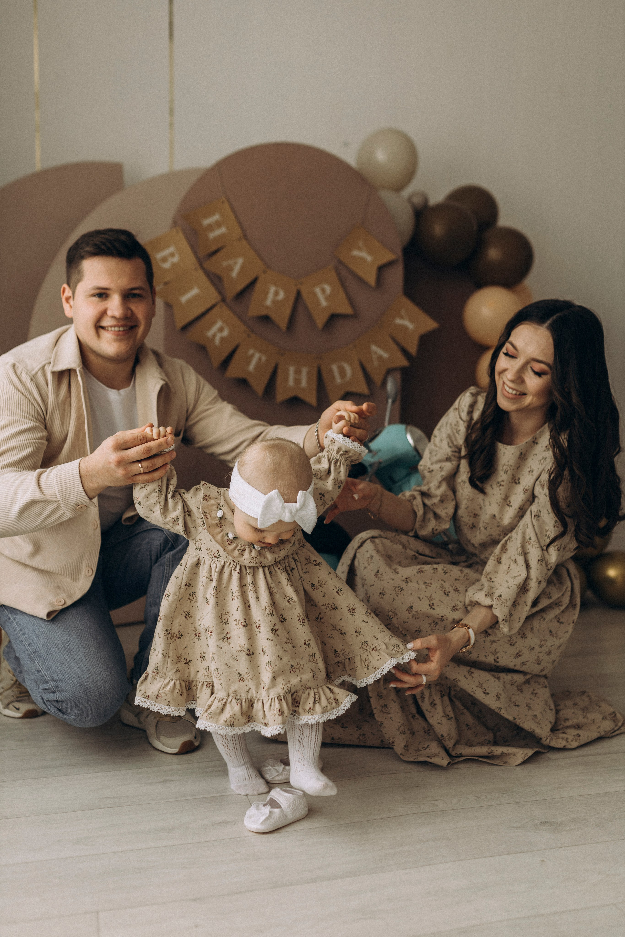 Сьемка годика для Анечки. Семейный и детский фотограф в Рязани Васюгова Мария