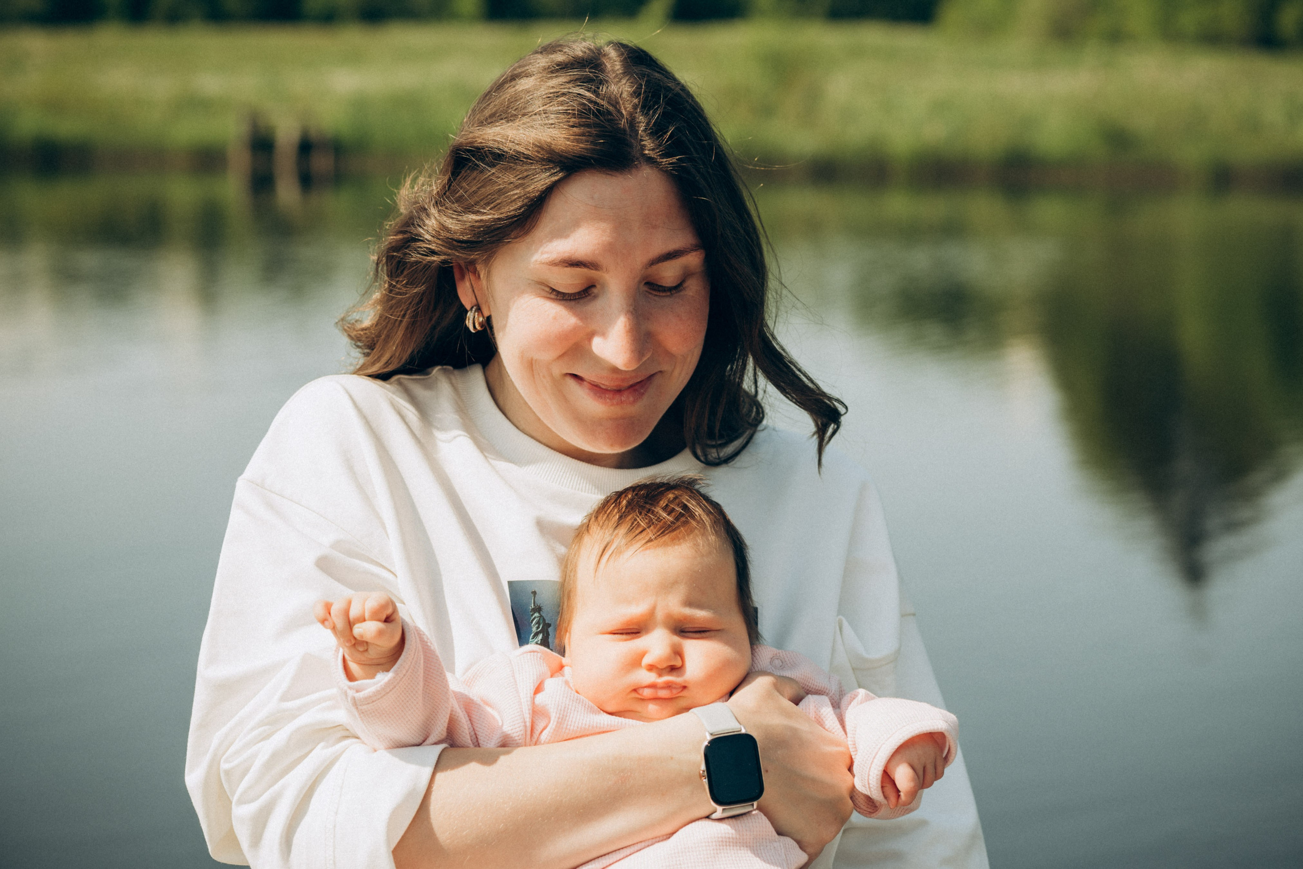 Женя, Аня и Машуня в Лугах