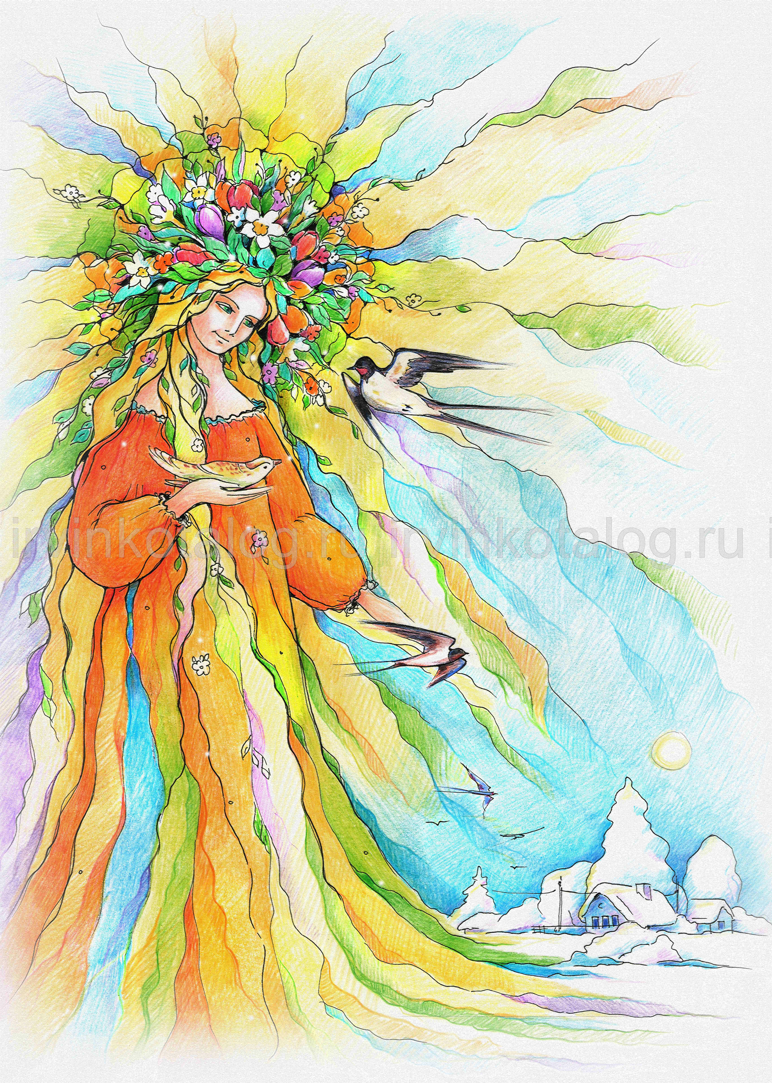 "Весна-Красна спускается на землю" 09. 03.2021 