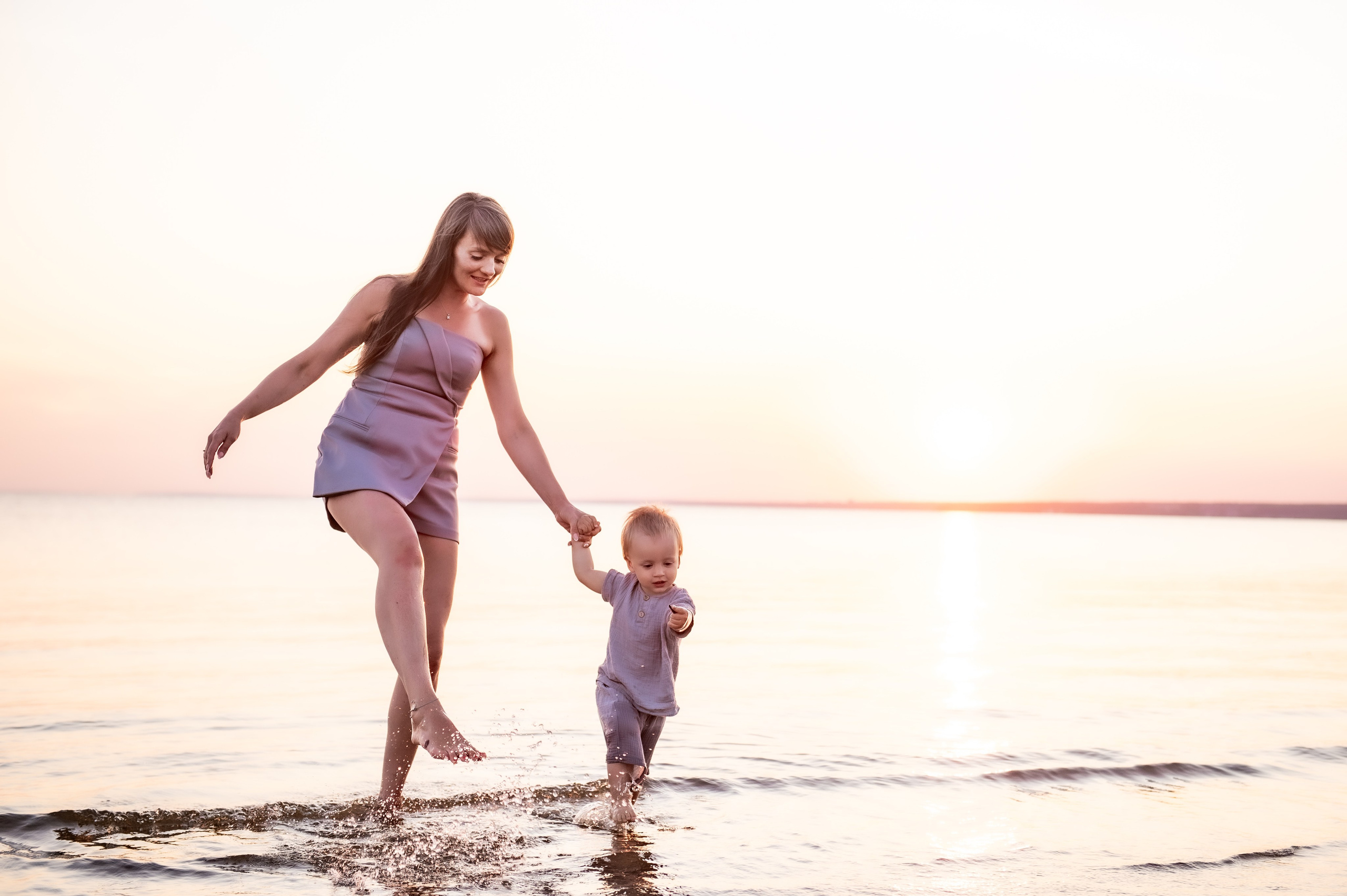 Семейная съемка на пляже. Свадебный и семейный фотограф в Санкт-Петербурге — Мария Черепанова