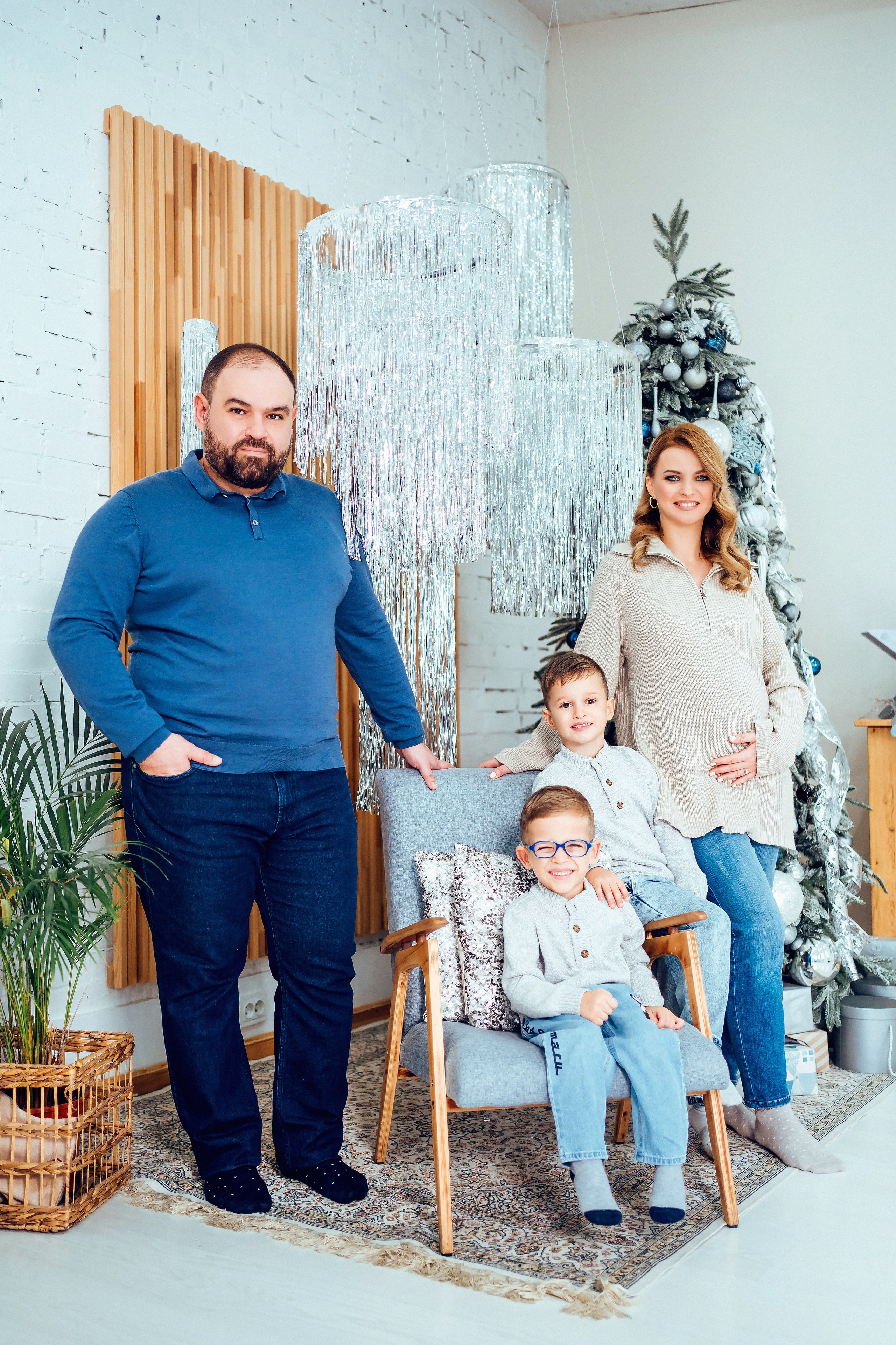 Новогодняя семейная съемка. Семейный и детский фотограф в Ростове-на-Дону Екатерина Шевченко