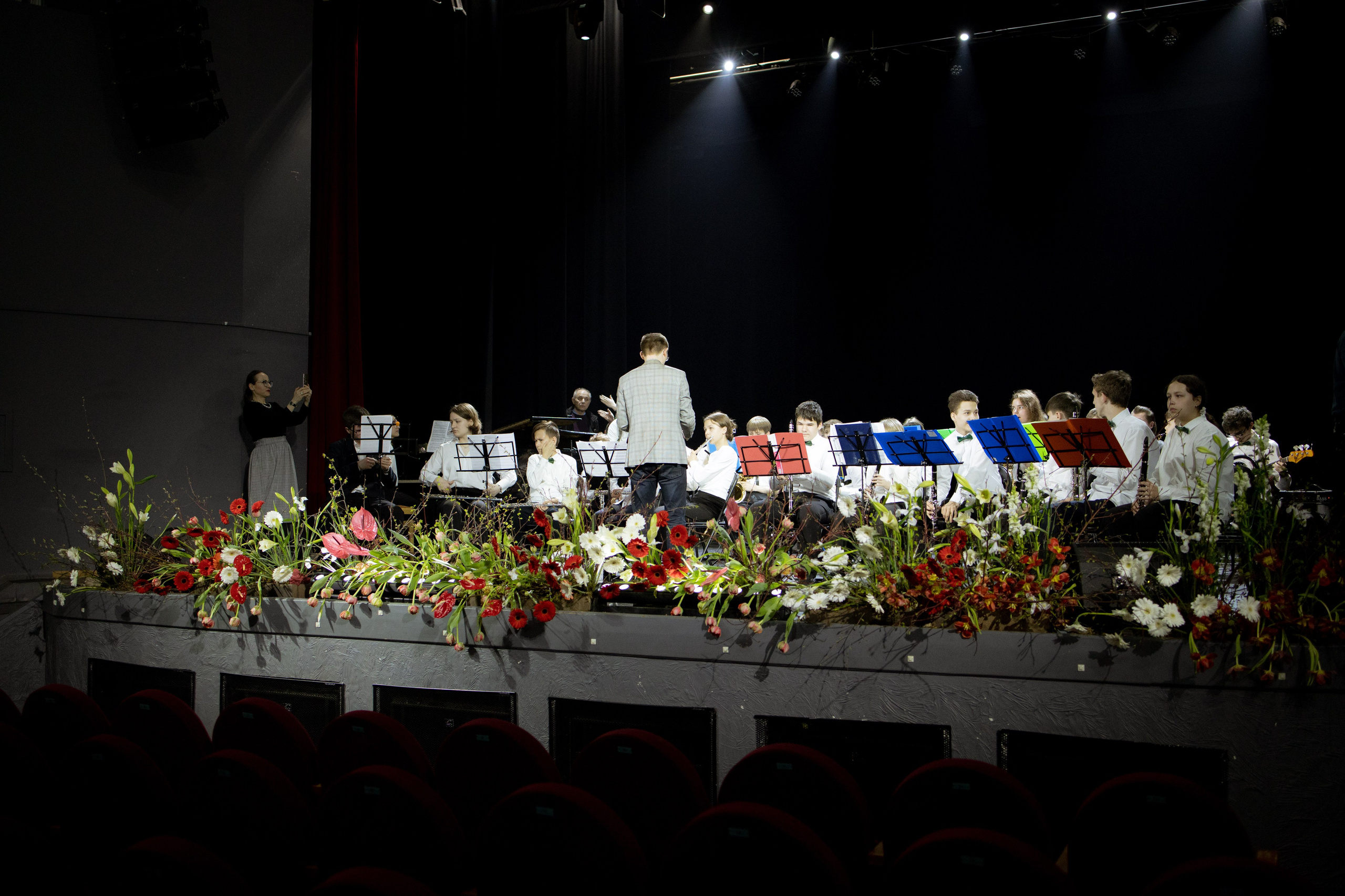 Оформление Отчетного концерта Музыкальной школы Глазунова. Оформление свадеб, декор свадеб Вера Маркова, Москва