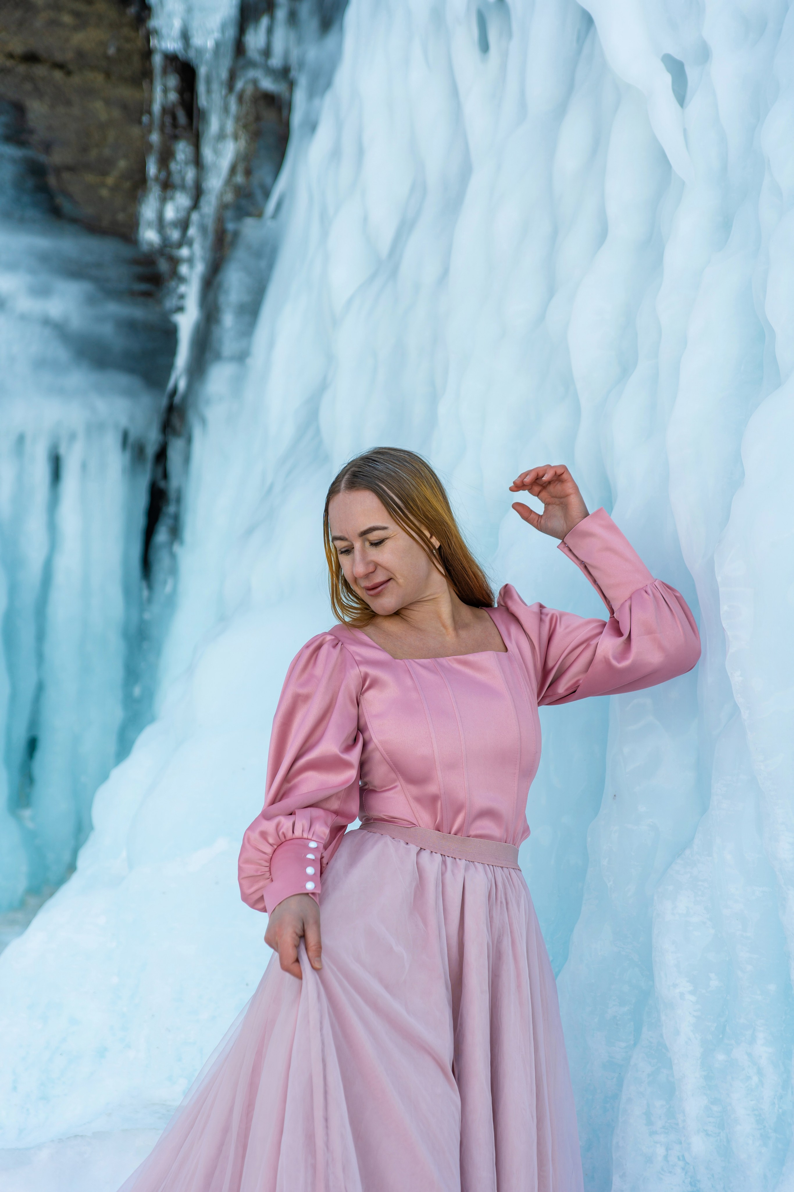 Фотосессия на Байкале зимой