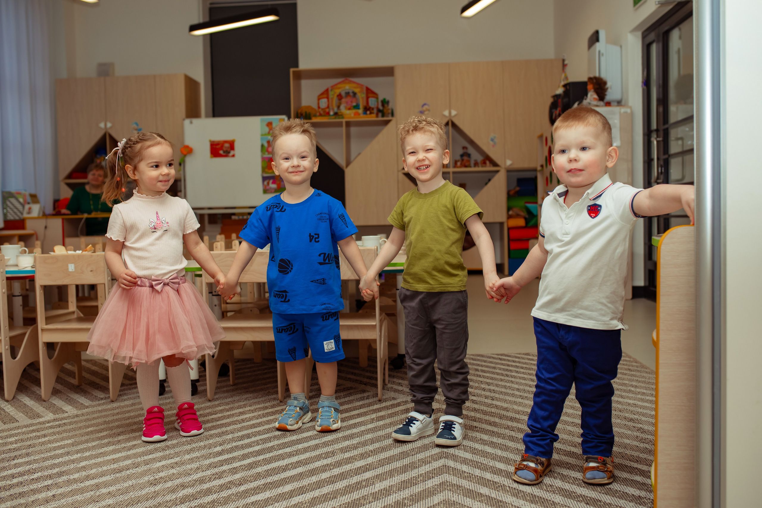 Праздник весны в детском саду. Семейный и детский фотограф в Москве Дорогова Екатерина