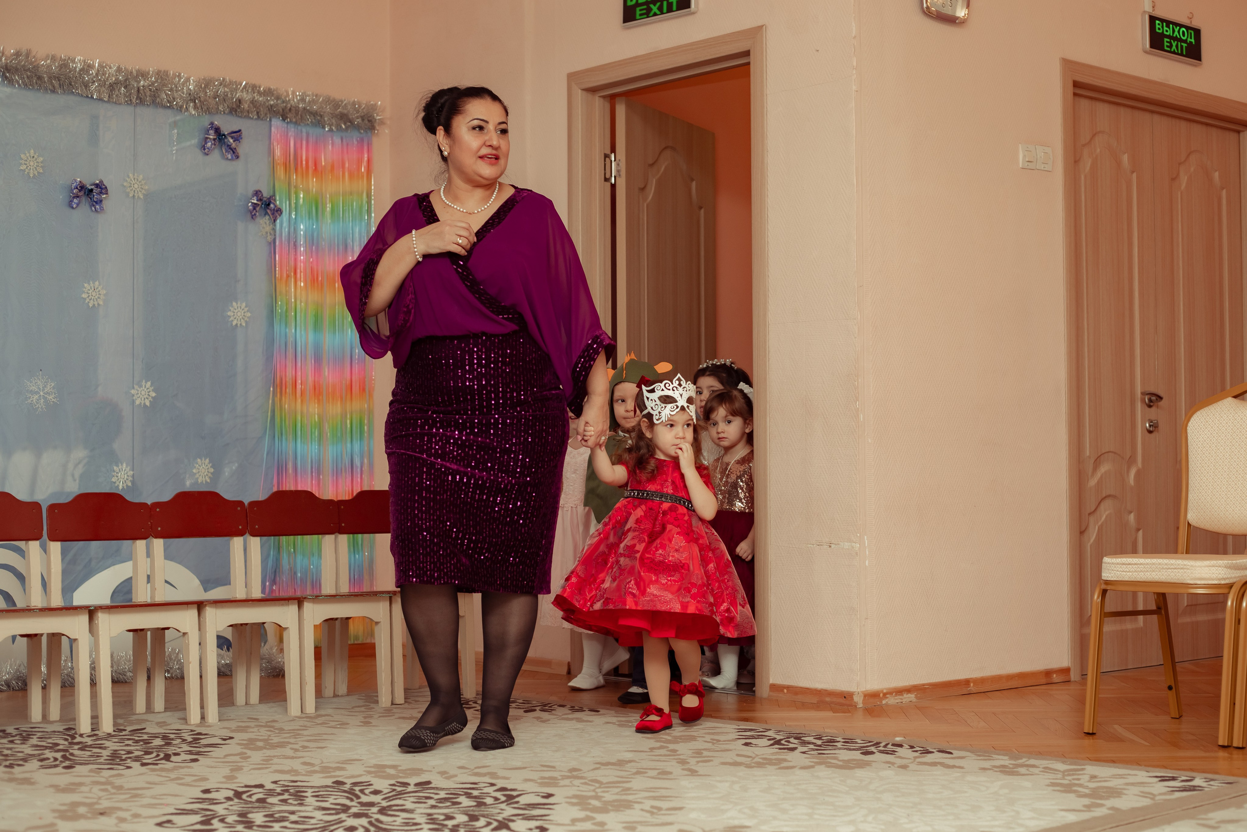 Новогодний утренник в детском саду. Семейный и детский фотограф в Москве Дорогова Екатерина