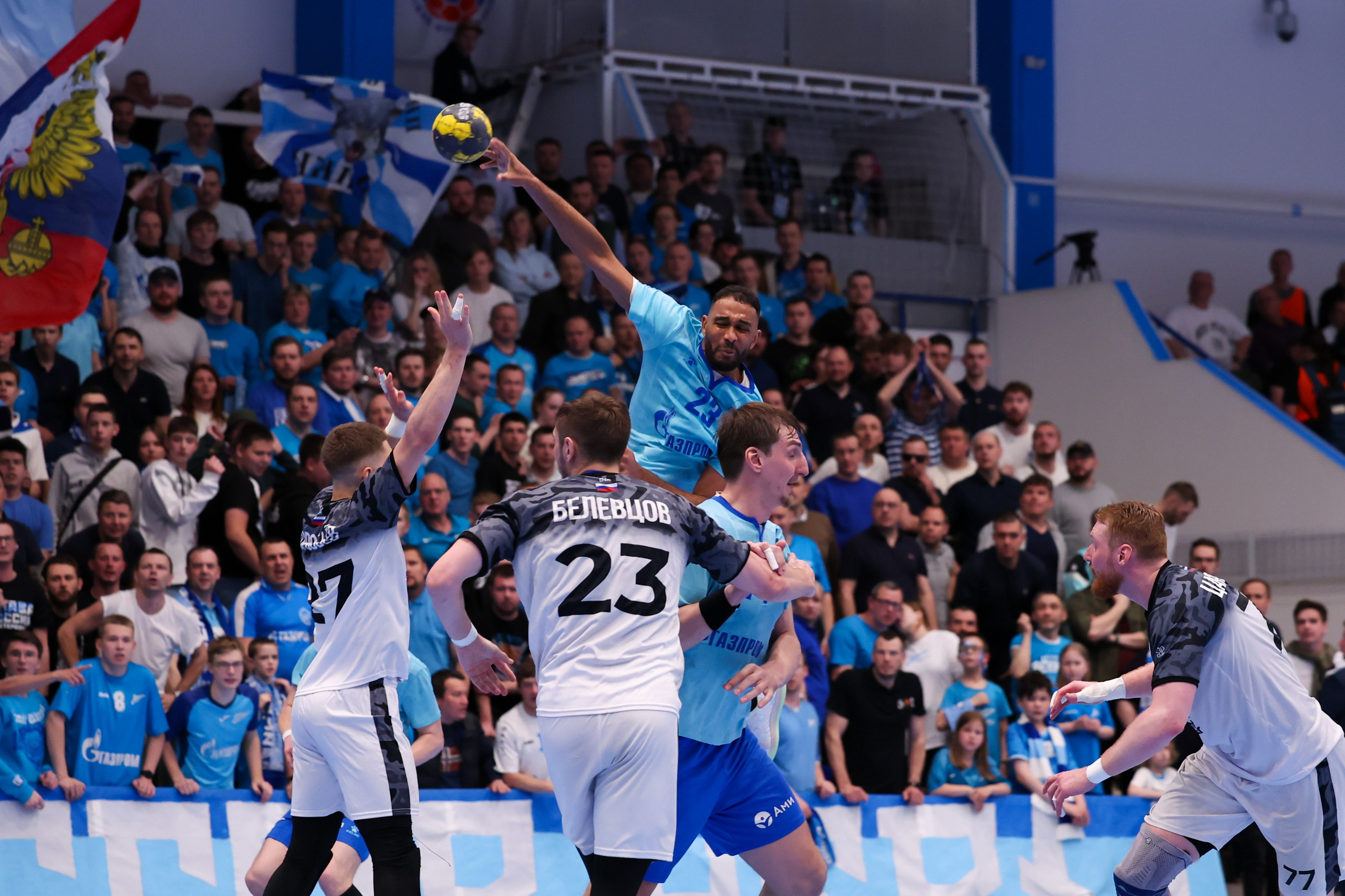 ГК Зенит — ГК ЦСКА финал ЧР2024/25 3 игра 28.05.2025. Спортивный и репортажный фотограф Антон Тереханов