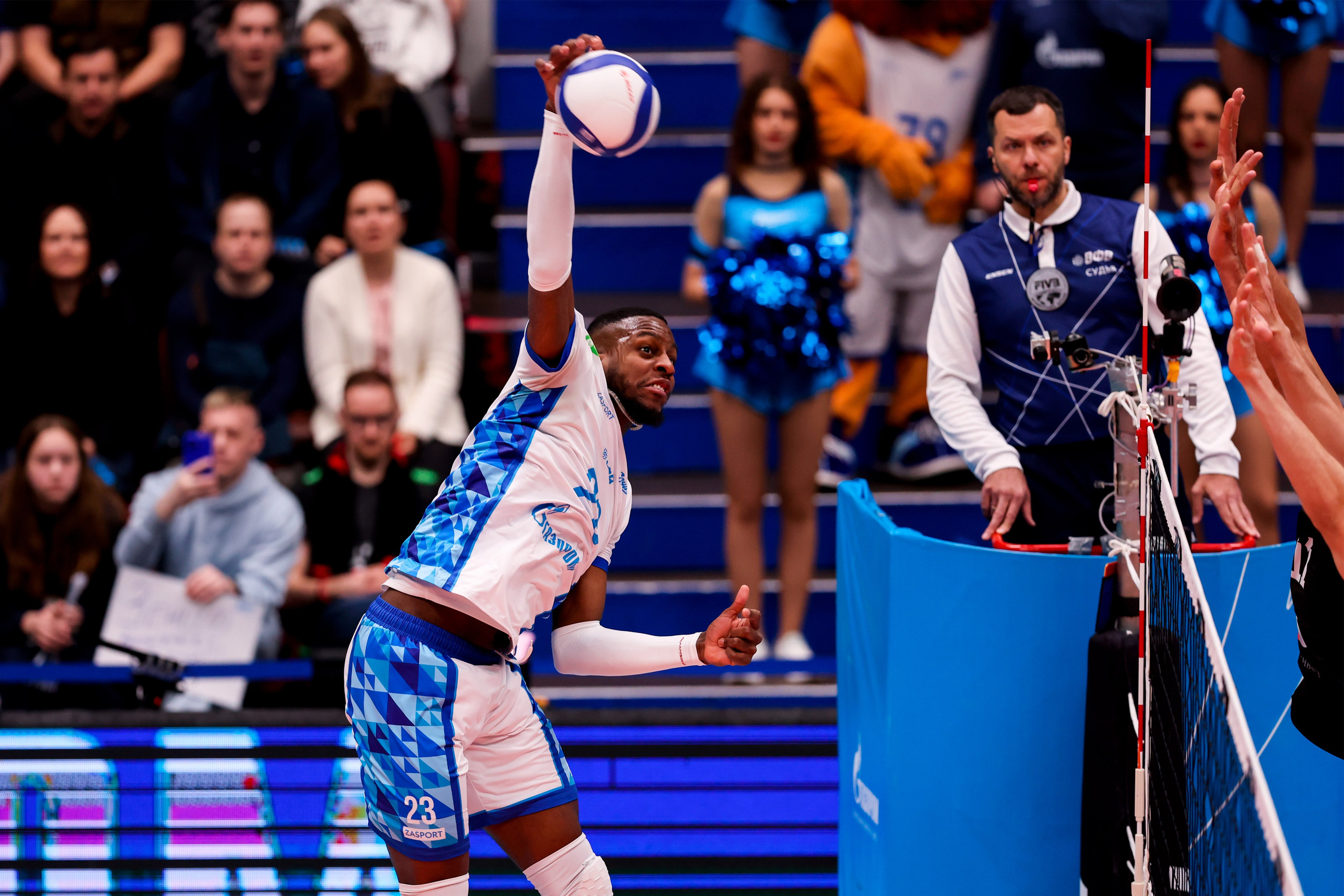 ВК Зенит — ВК Белогорье 08.04.2025. Спортивный и репортажный фотограф Антон Тереханов