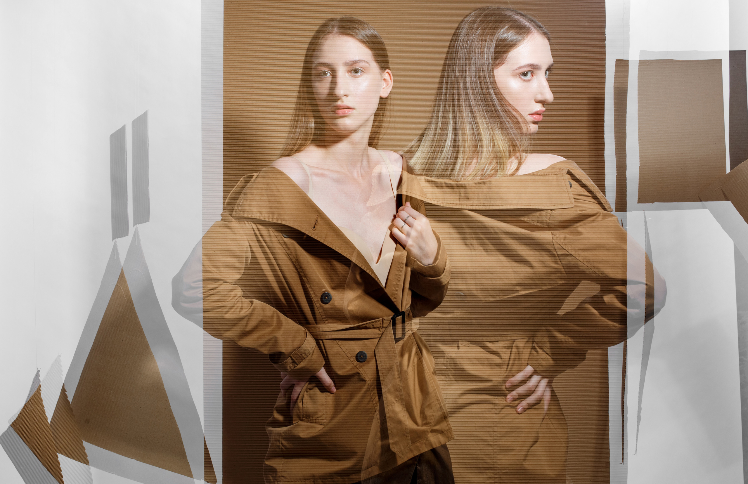 Контент-съемка для магазина одежды в эстетике кубизма. Фотостудия «Gelios». Фотосессии в Калининграде