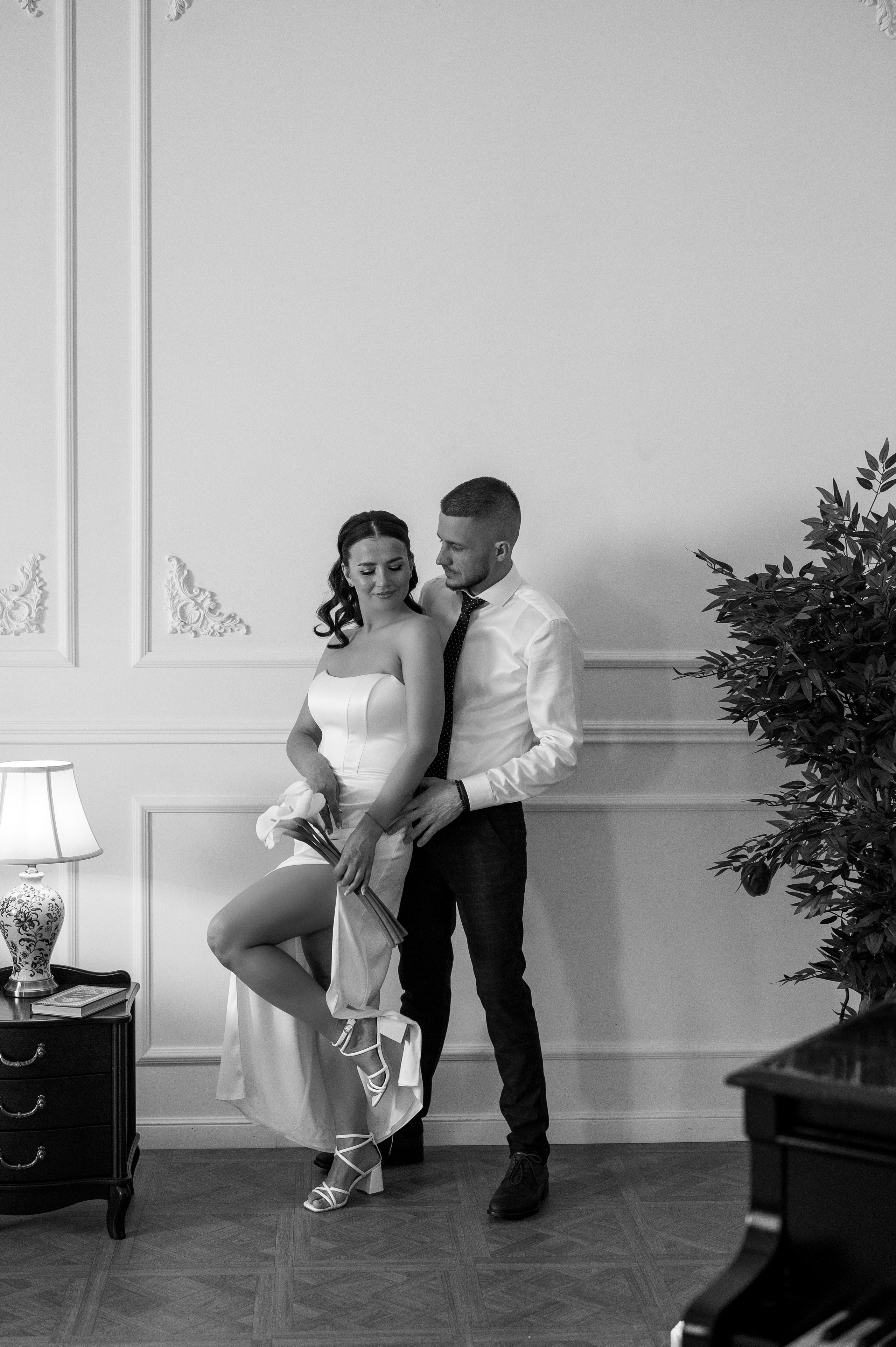 Свадебная фотосессия в студии. Свадебный и семейный фотограф в Краснодаре Алина Мельник