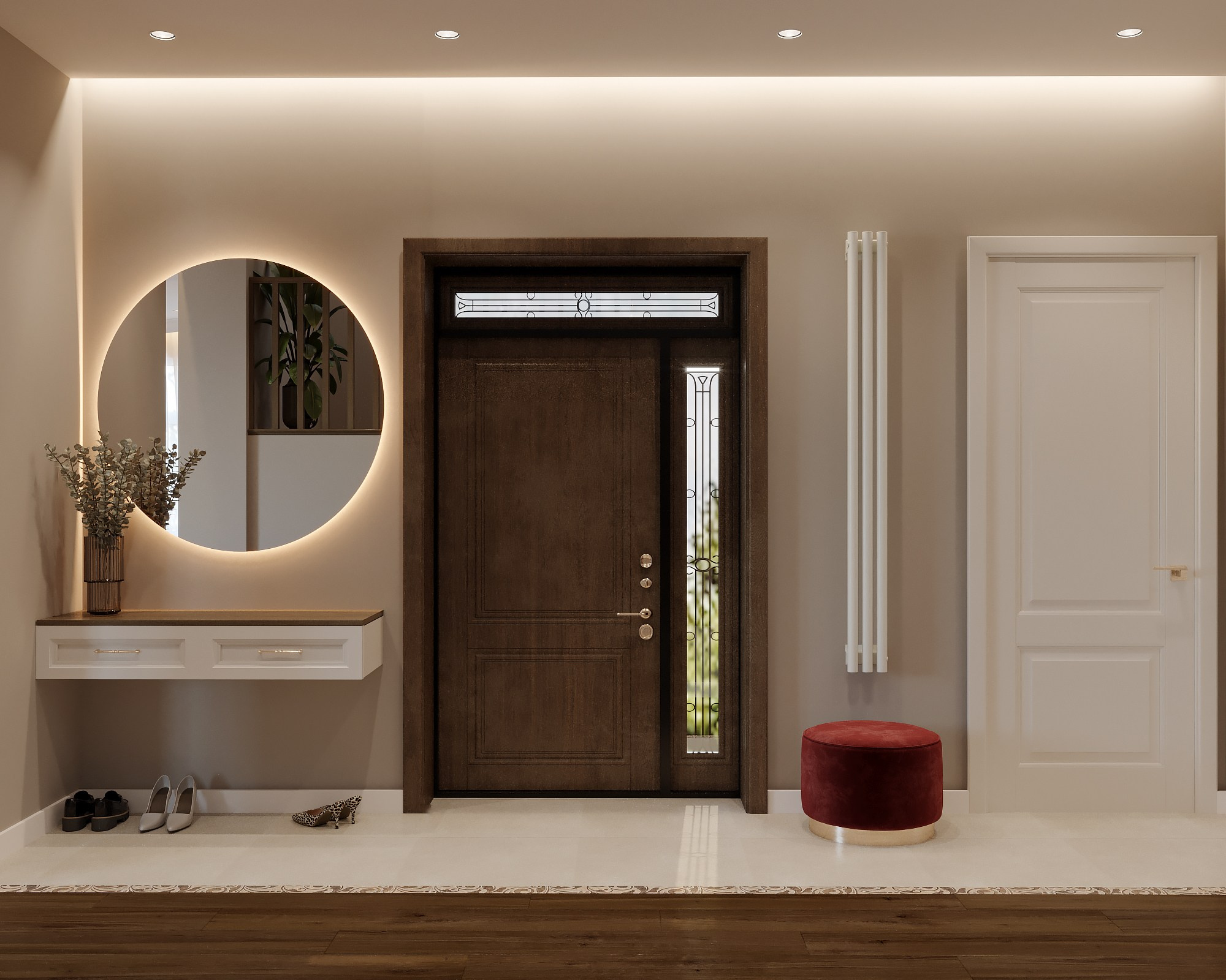 Дизайн-проект дома, пос. Прибрежный. Дизайнер интерьера в Дубне, Москве, Дмитрове