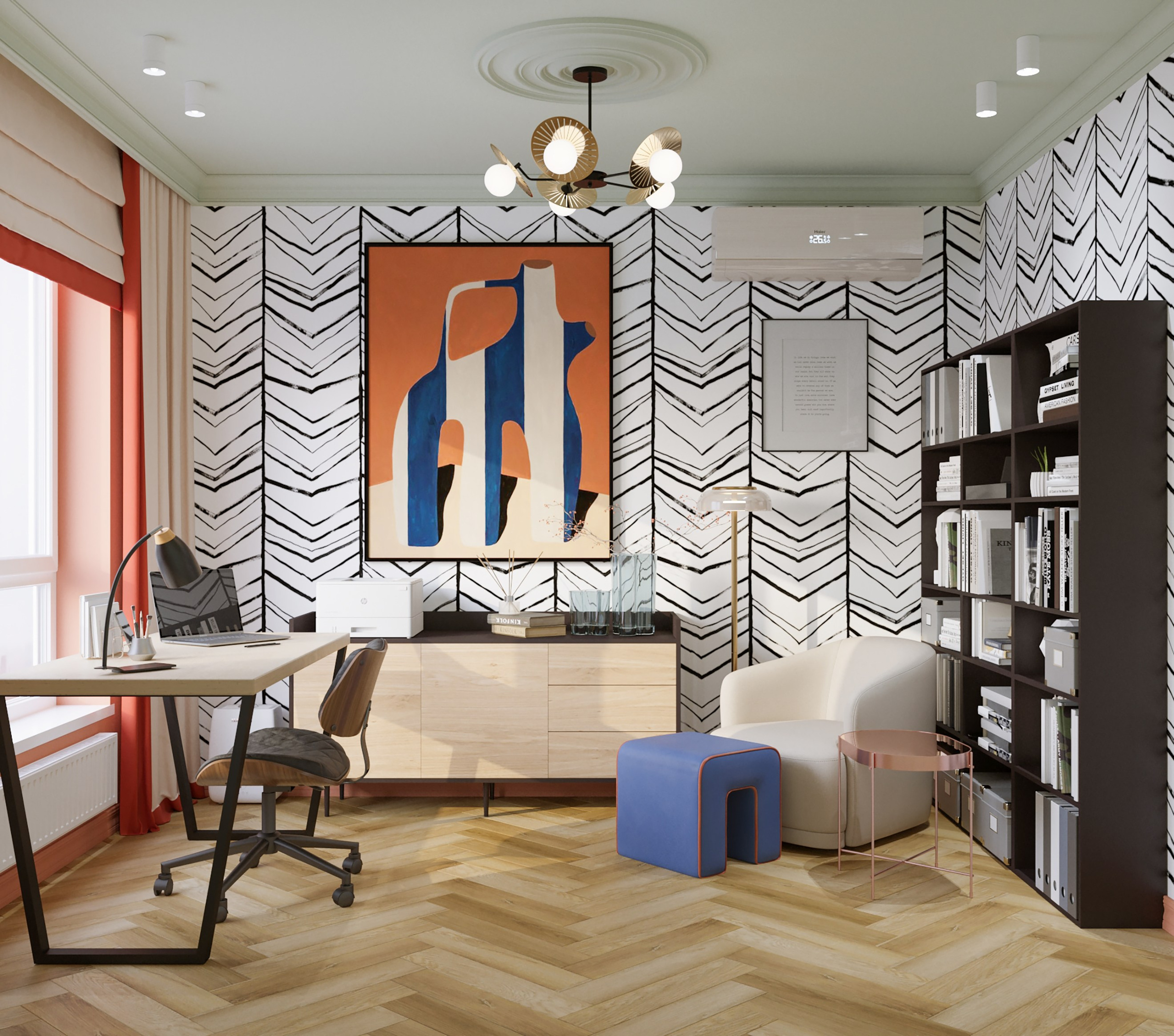 Квартира для девушки ЖК Молодогвардейская. Дизайнер интерьера Троилова Арина