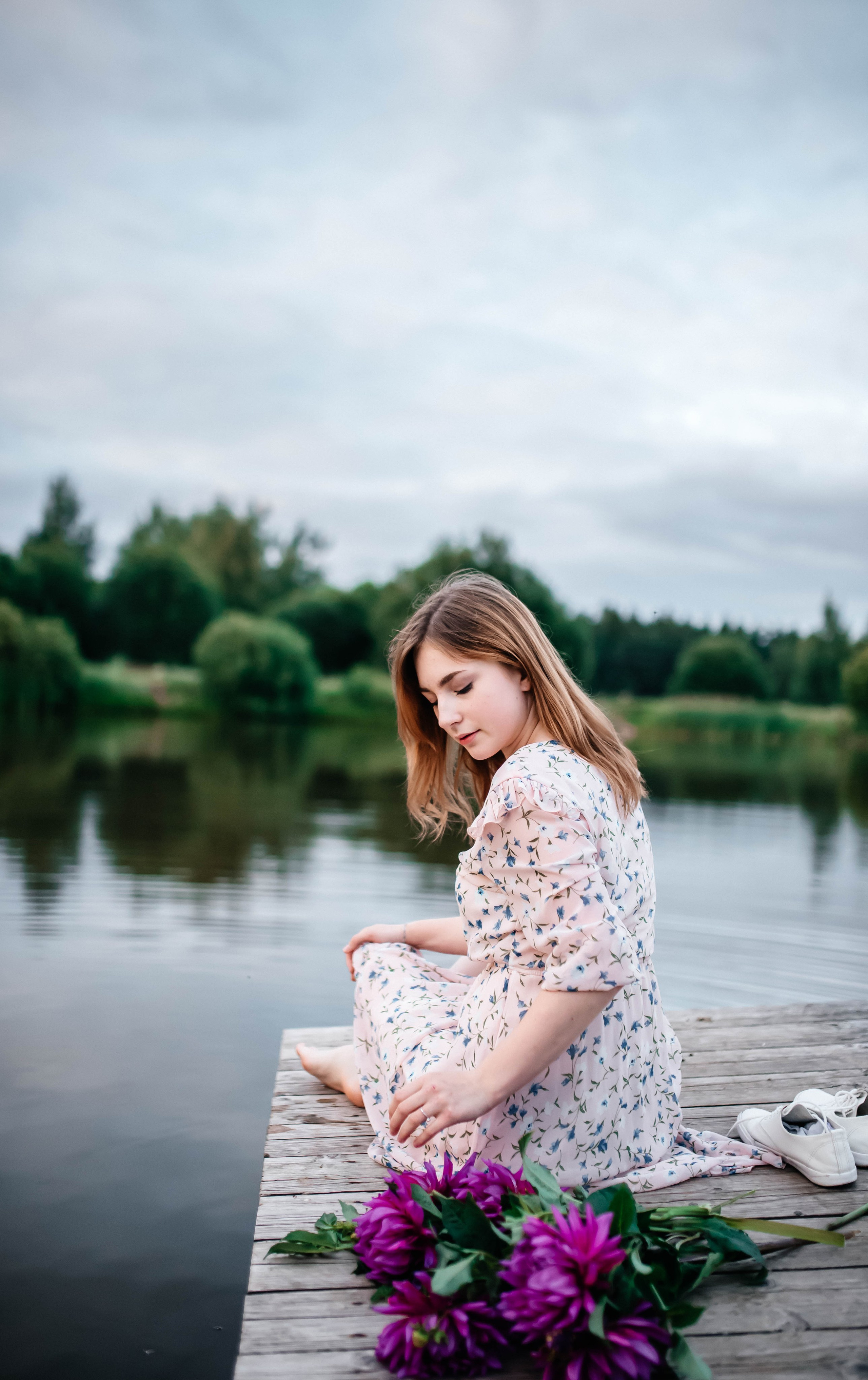 Маша, лето, закат. Главная