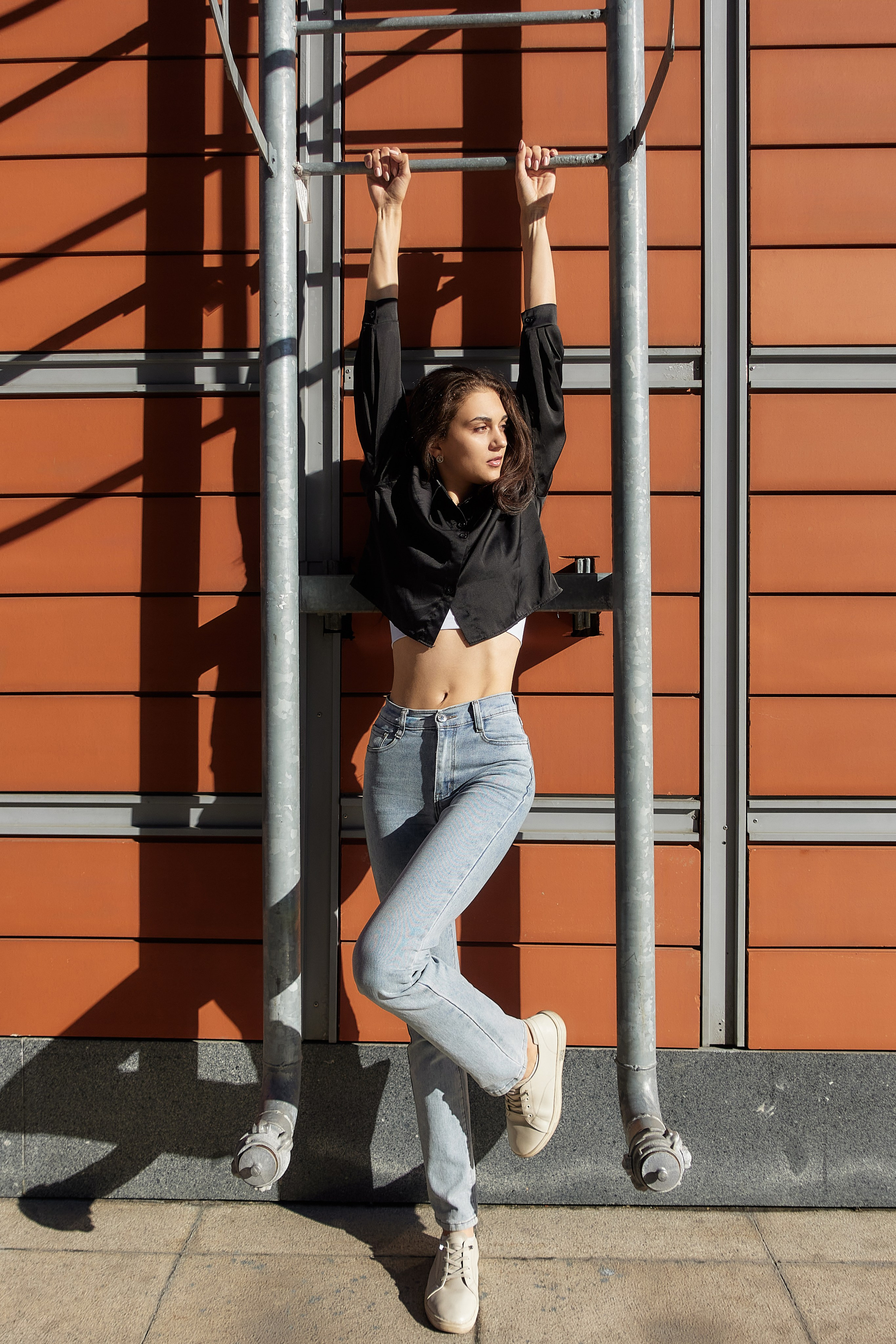 Модельная съёмка на «дюймовую» камеру. Фотограф в Москве Михаил Елизарьев