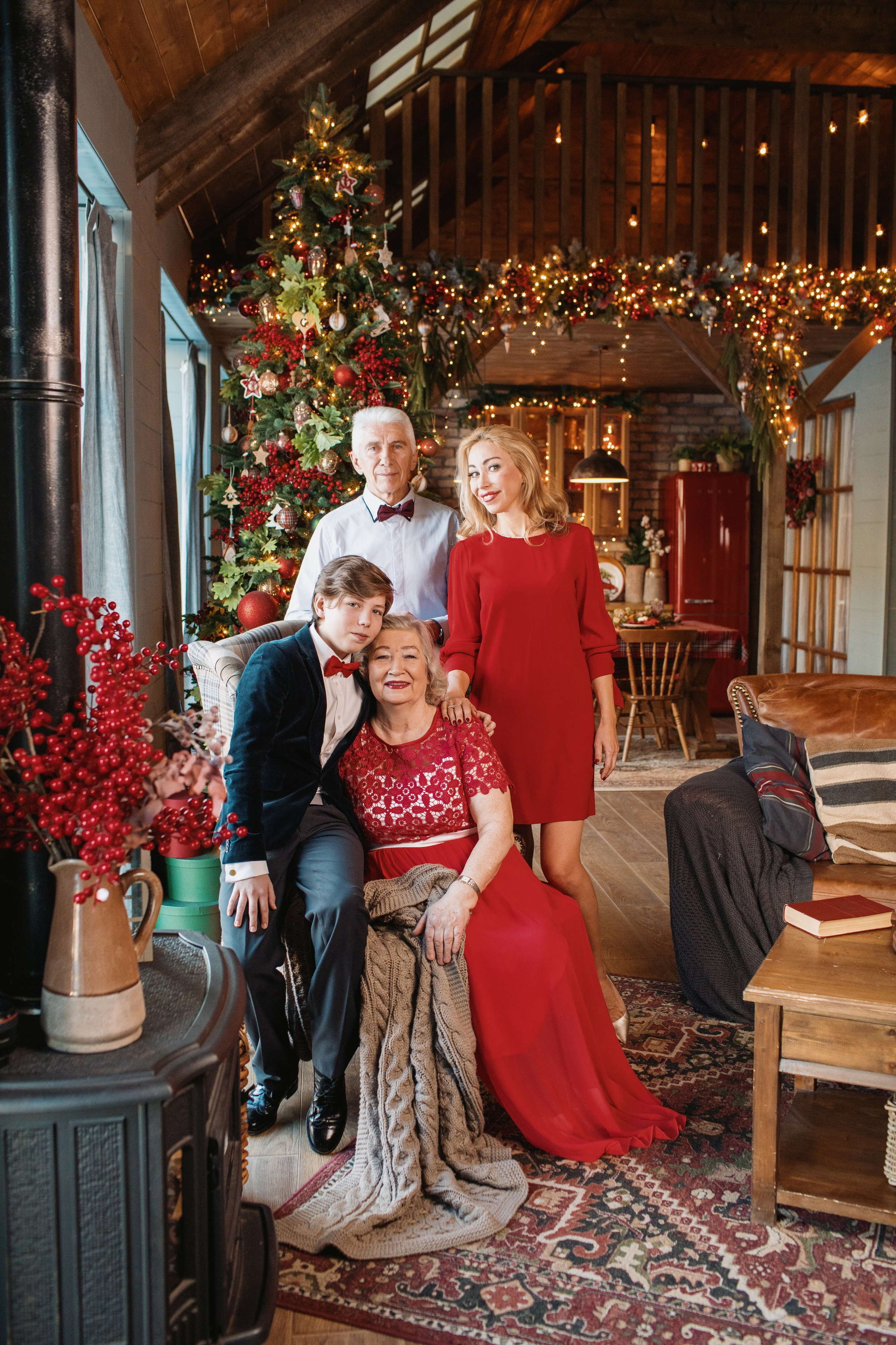 Съемка большой семьи. Фотосессии в фотостудии Мимика Москва