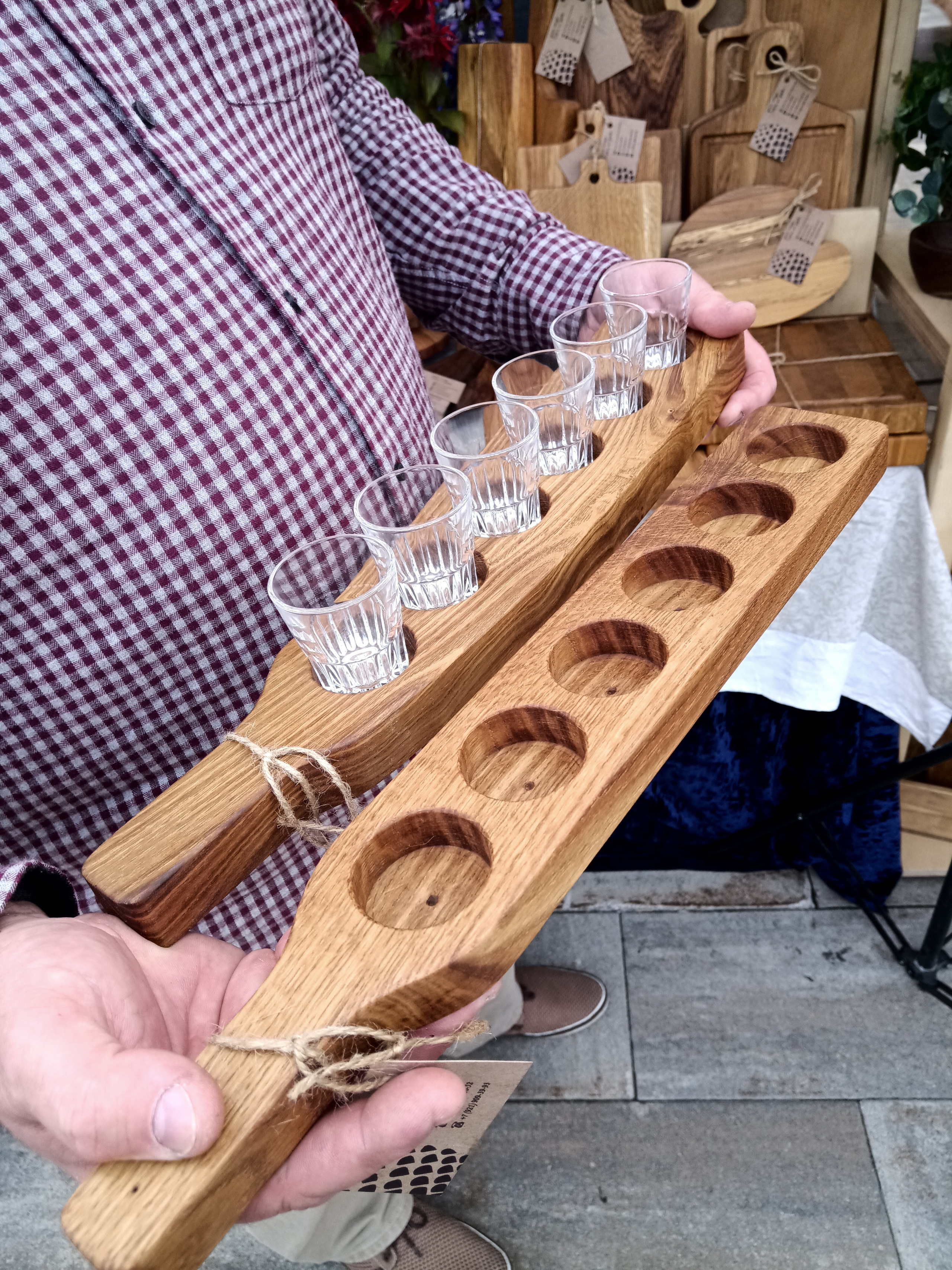 Шотница на 6. Разделочные доски и деревянная мебель на заказ