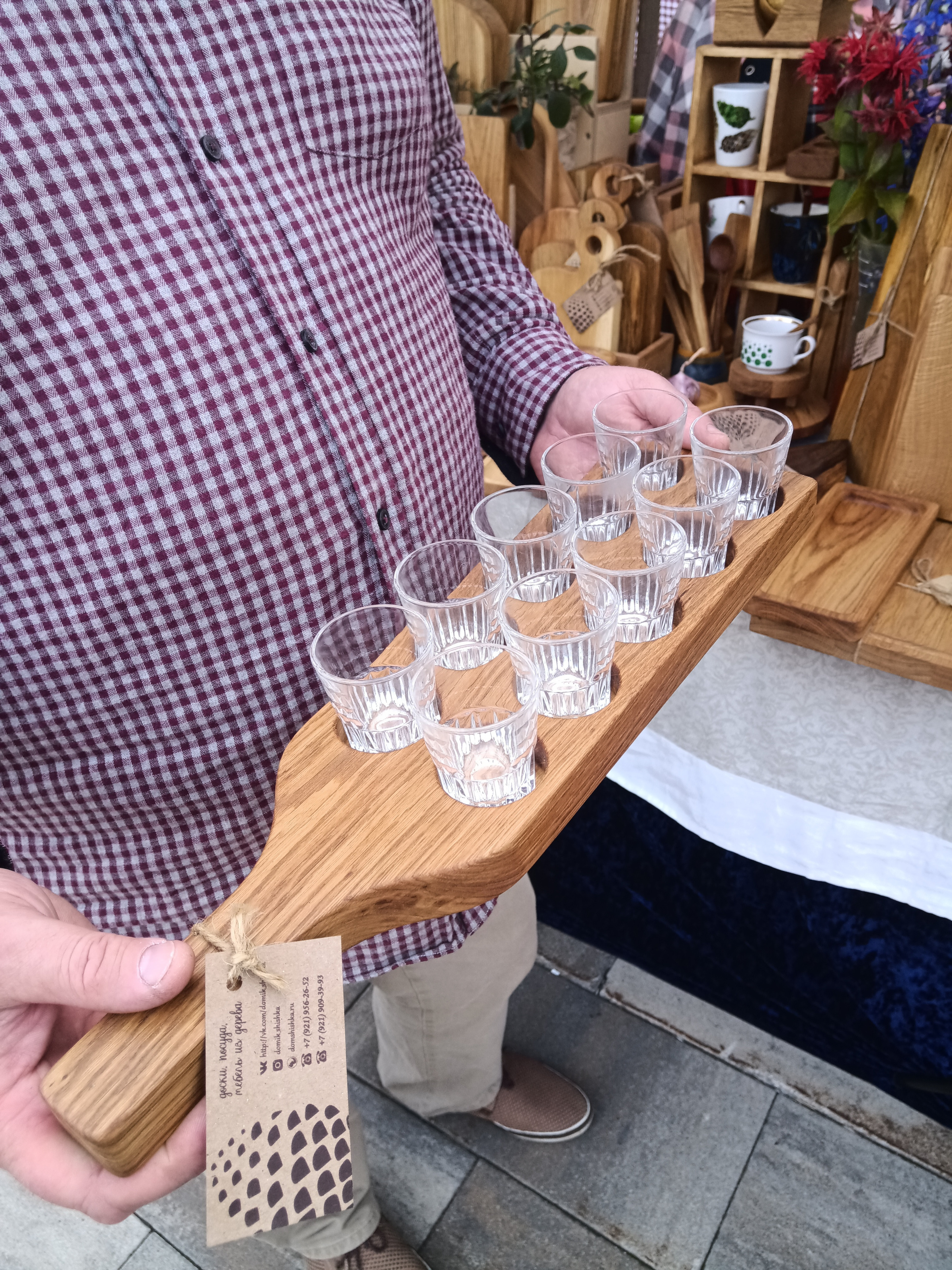 Шотница на 10. Разделочные доски и деревянная мебель на заказ