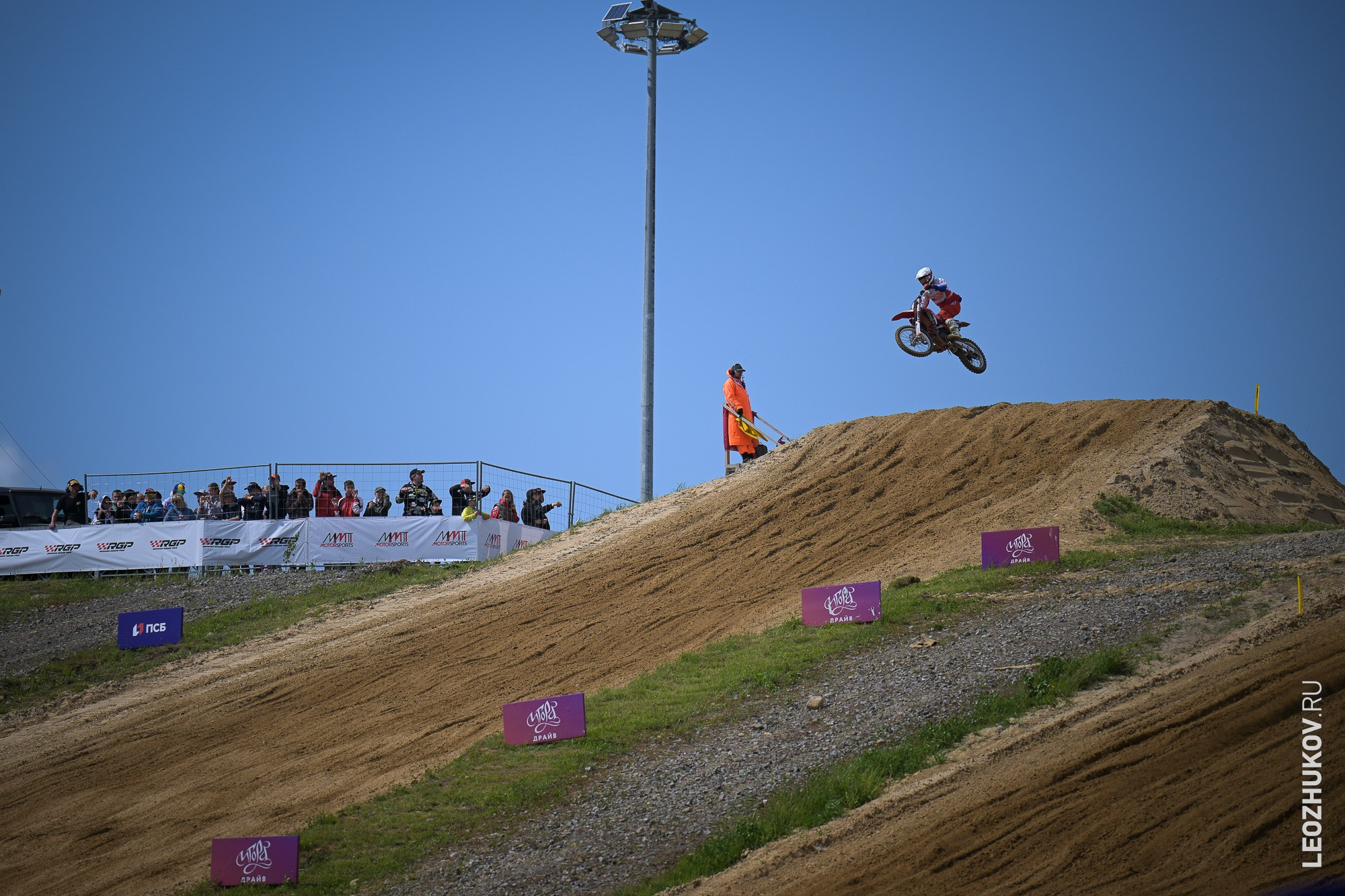 1 round of ММТ RGP russian motocross championships. Sports photographer Leonid Zhukov