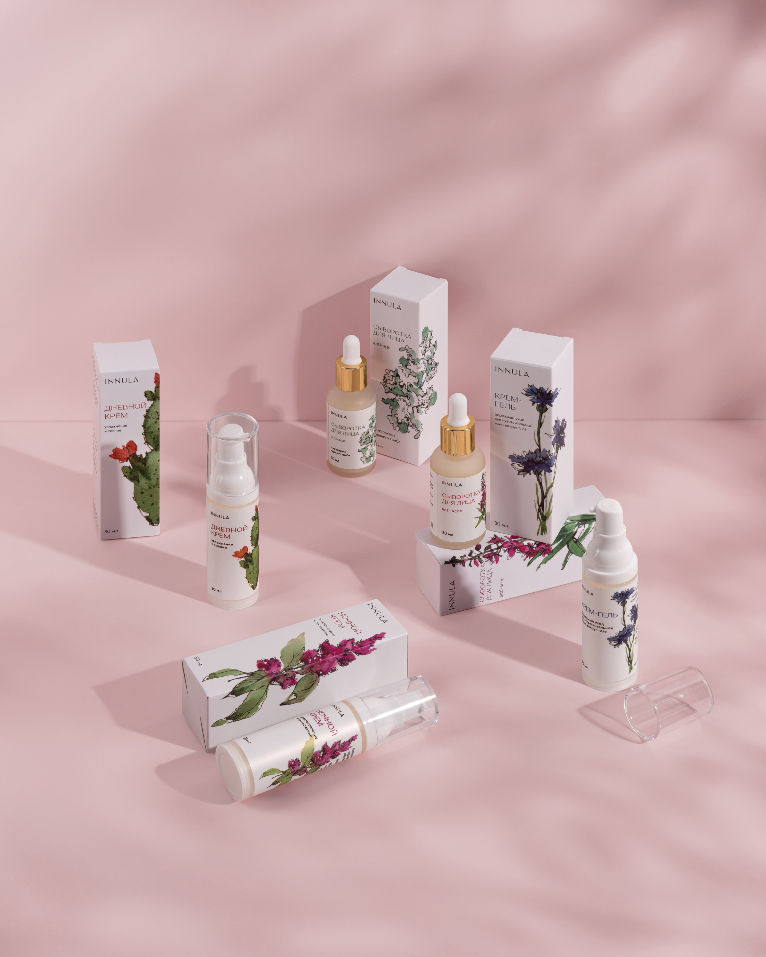 Съемка уходовой косметики. Предметная съемка Новосибирск