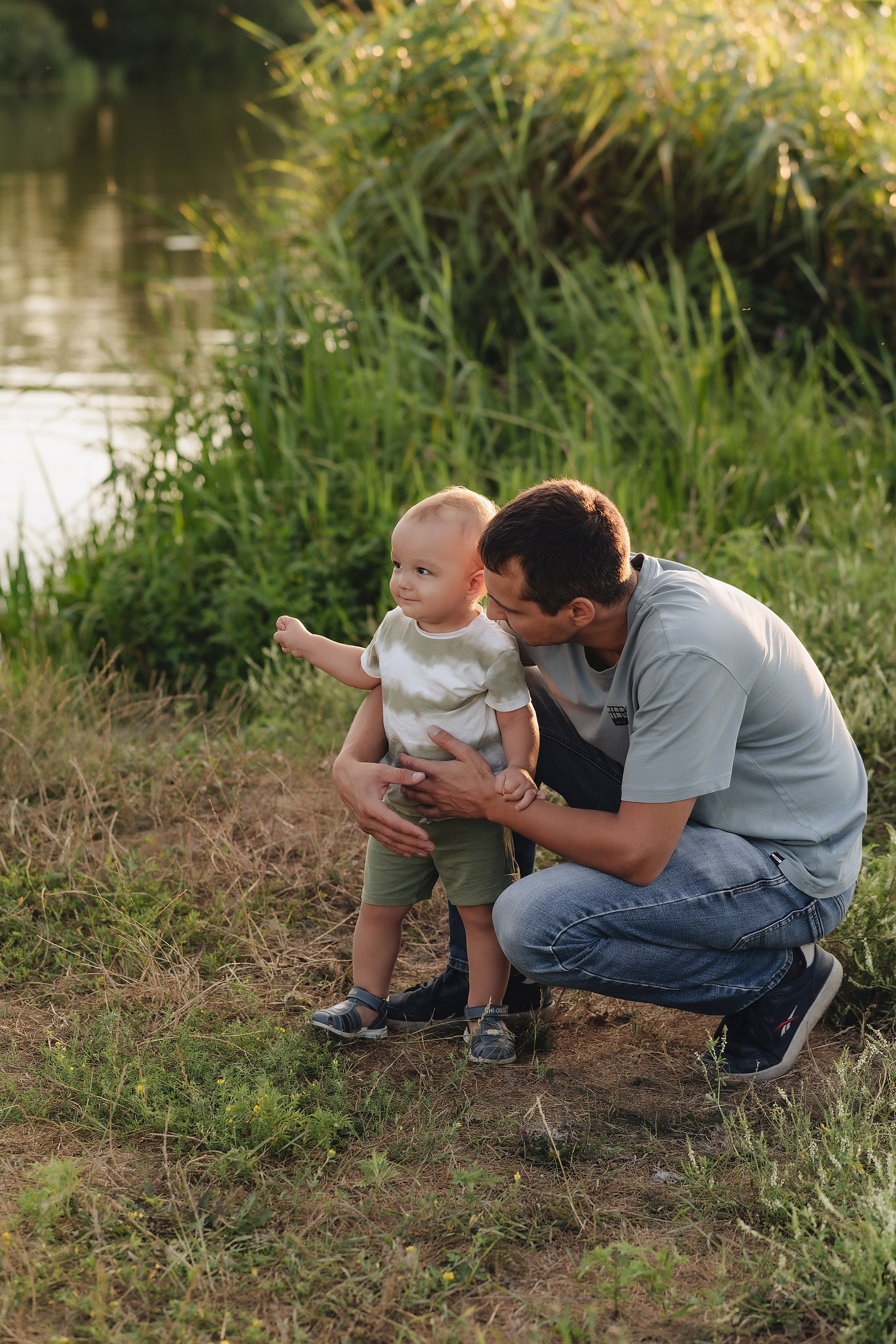 Семейная съемка на закате. Фотограф Карина Шмулёва. Воронеж и область