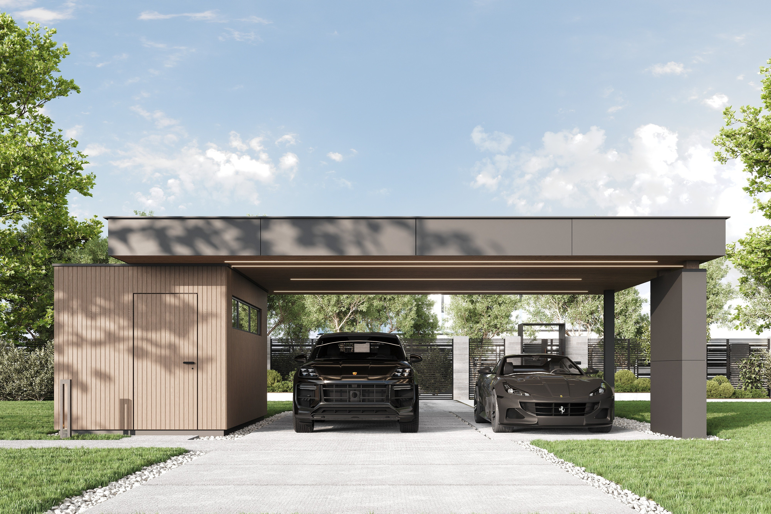 Сarports. Чугунова Анастасия. Дизайн интерьеров и архитектурное проектирование