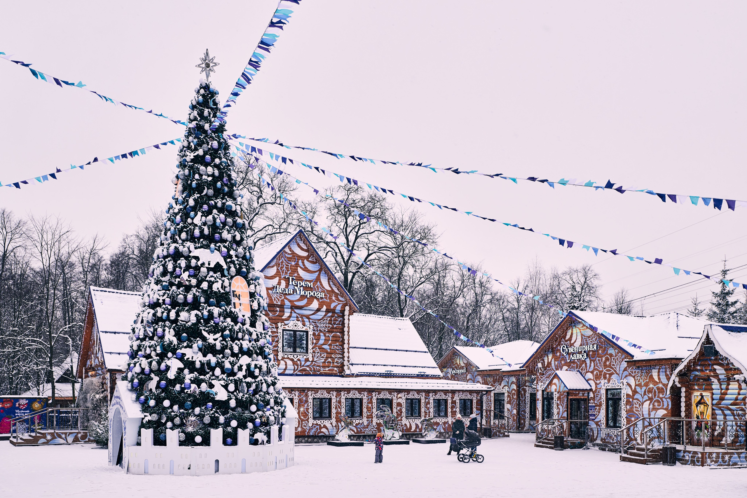 Терема Усадьбы Деда Мороза днём. Никита Хохловский фото и видео продакшн